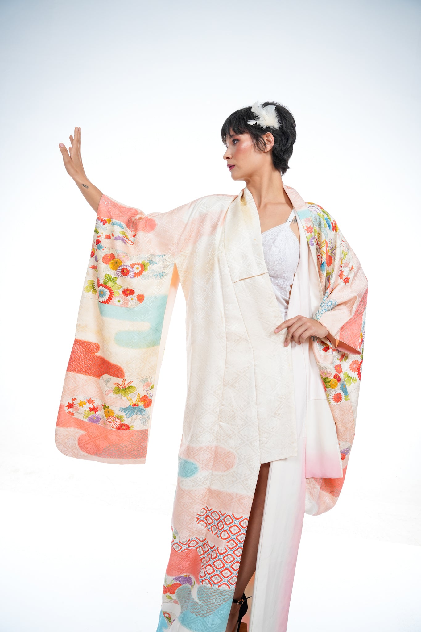 Vintage Japanese Silk Kimono