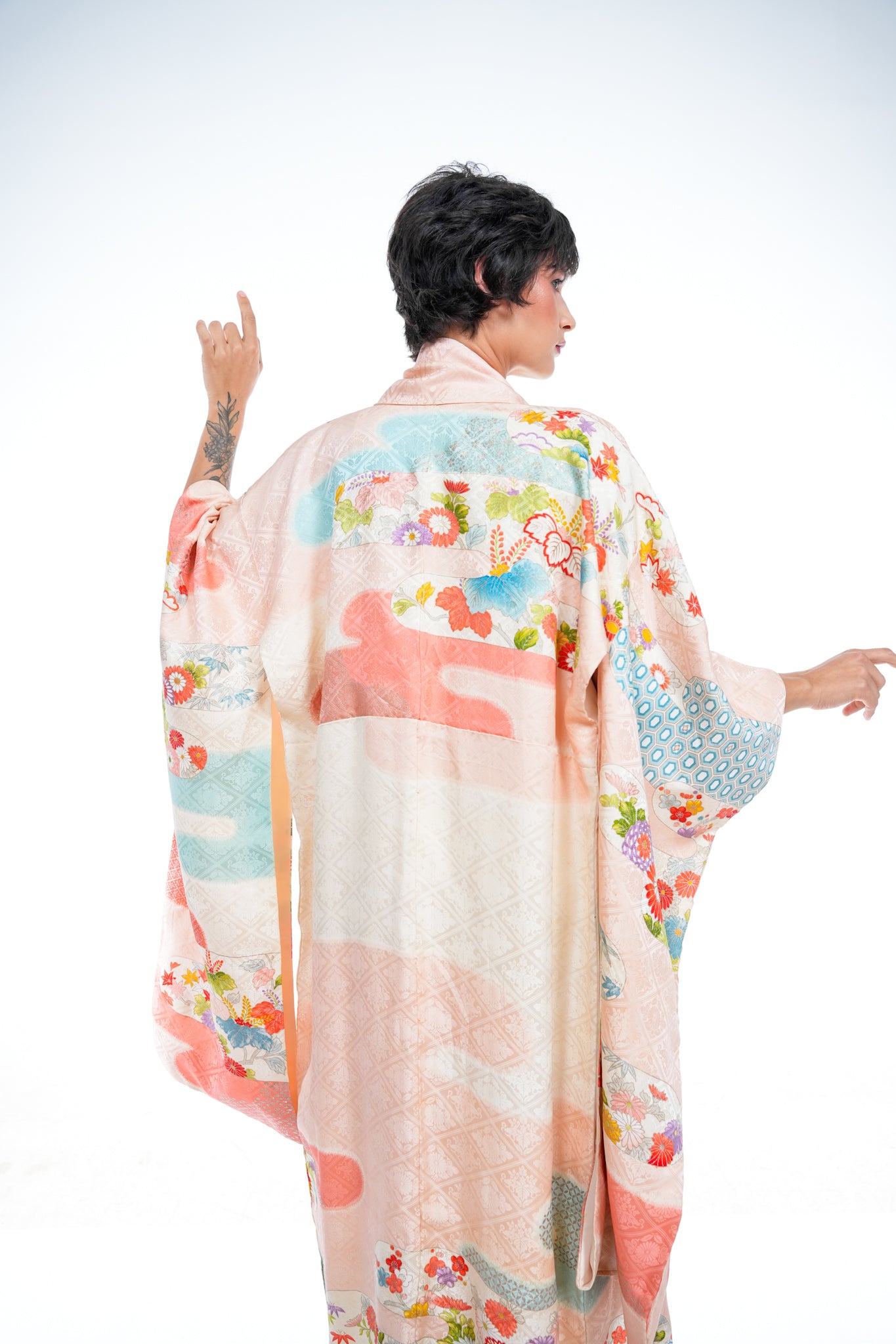Vintage Japanese Silk Kimono