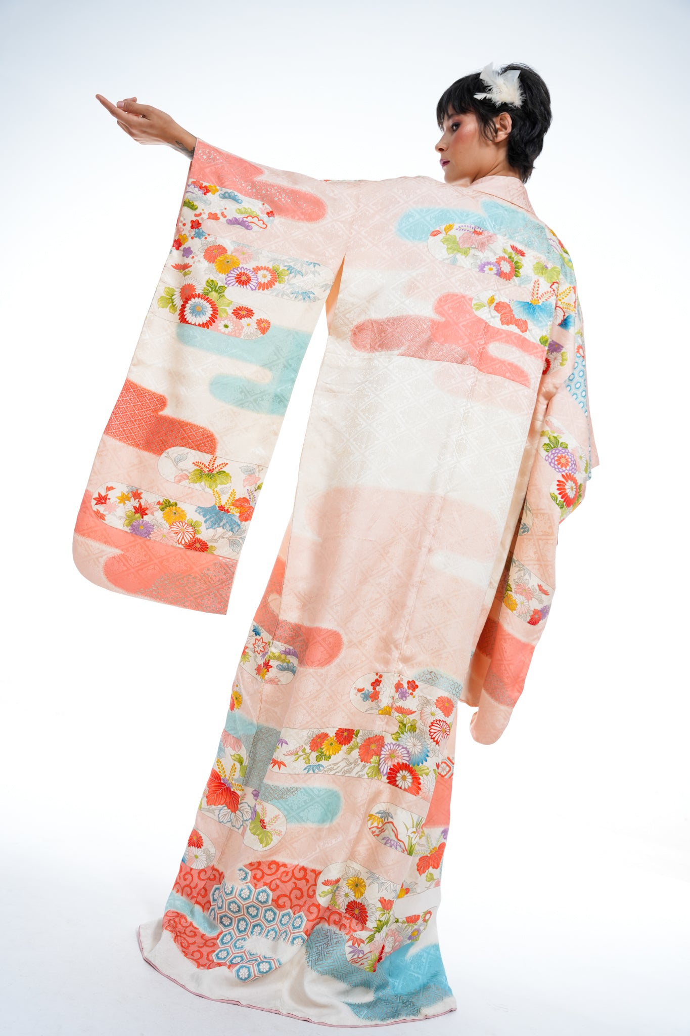 Vintage Japanese Silk Kimono