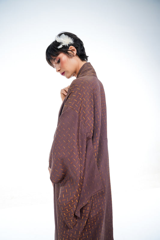 Vintage Japanese Silk & Cotton Kimono