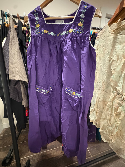 1980s Anthony Richards Cottage Dress