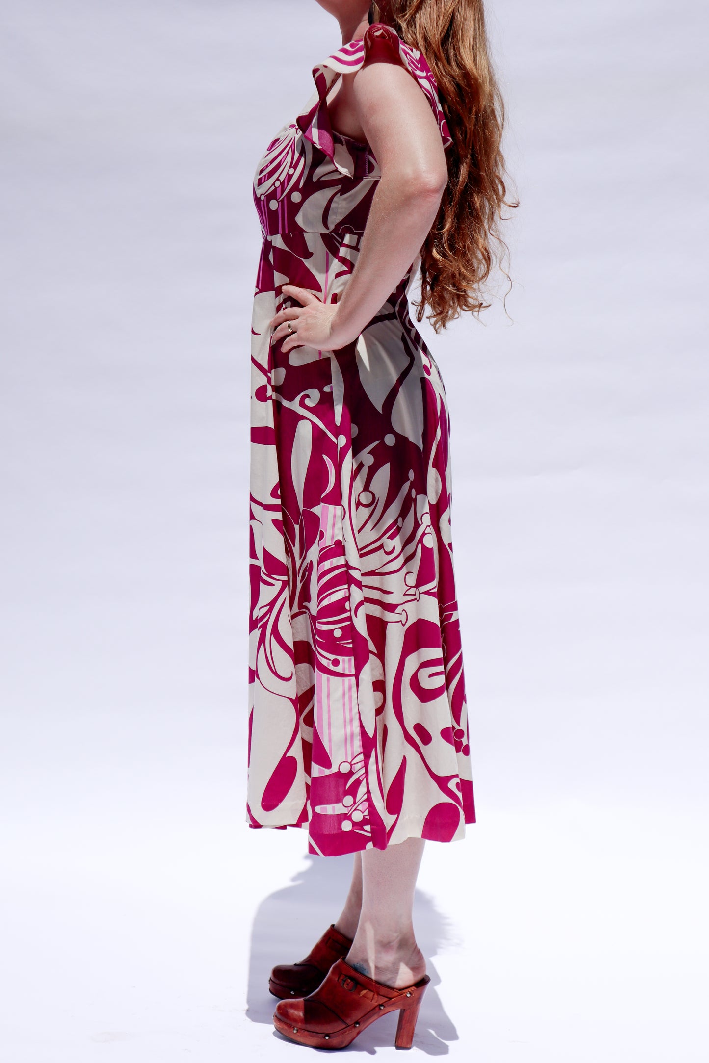 1970's Psychedlic Floral Muumuu