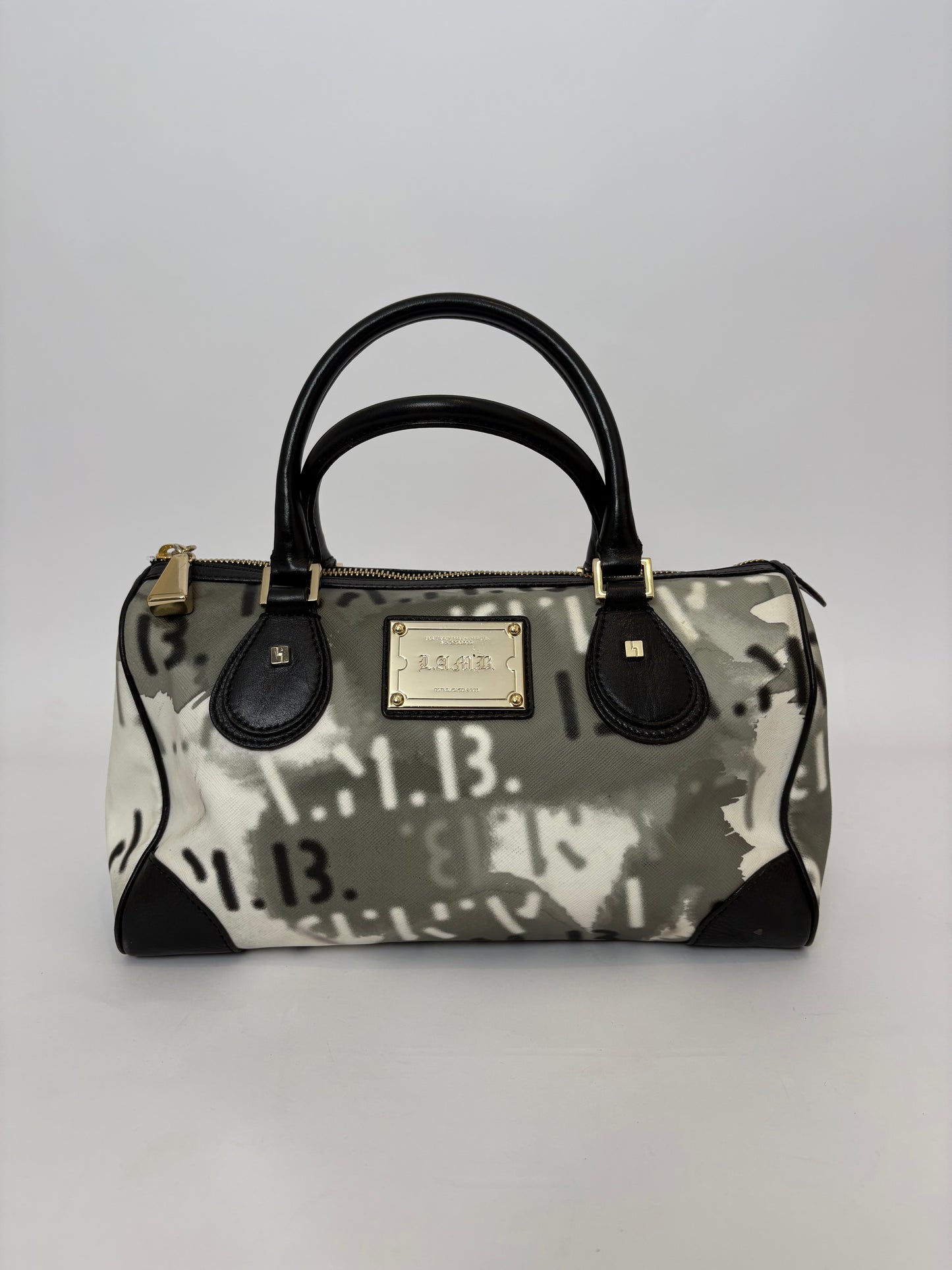 Y2K L.A.M.B Graffiti Satchel Bag