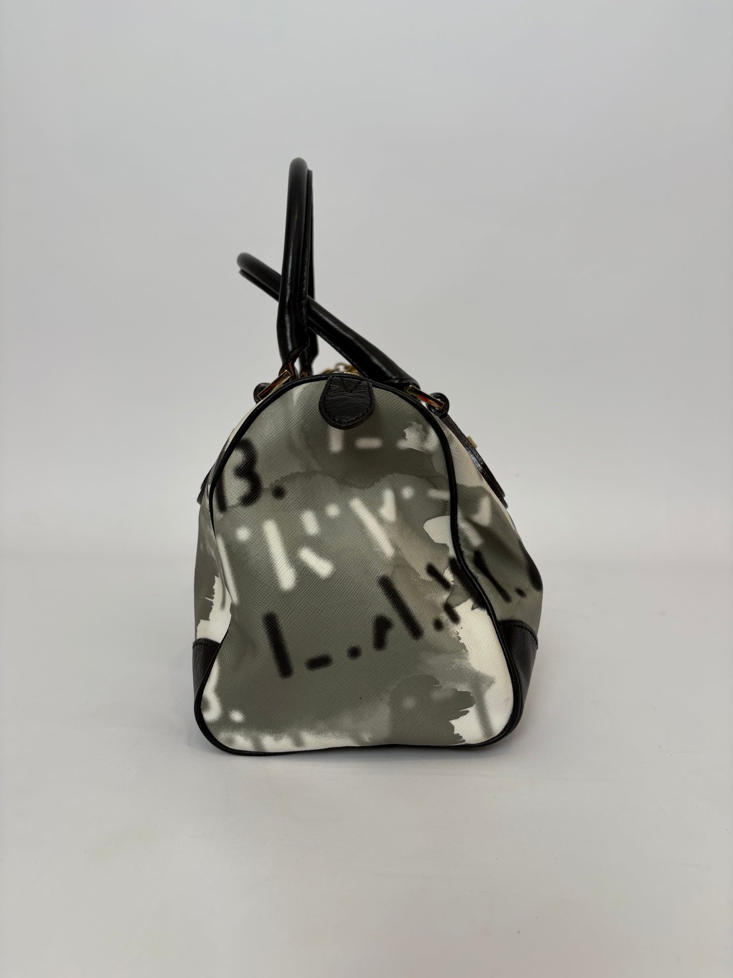 Y2K L.A.M.B Graffiti Satchel Bag