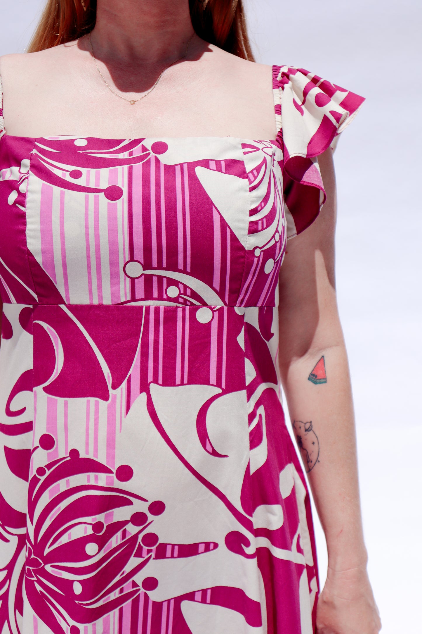 1970's Psychedlic Floral Muumuu