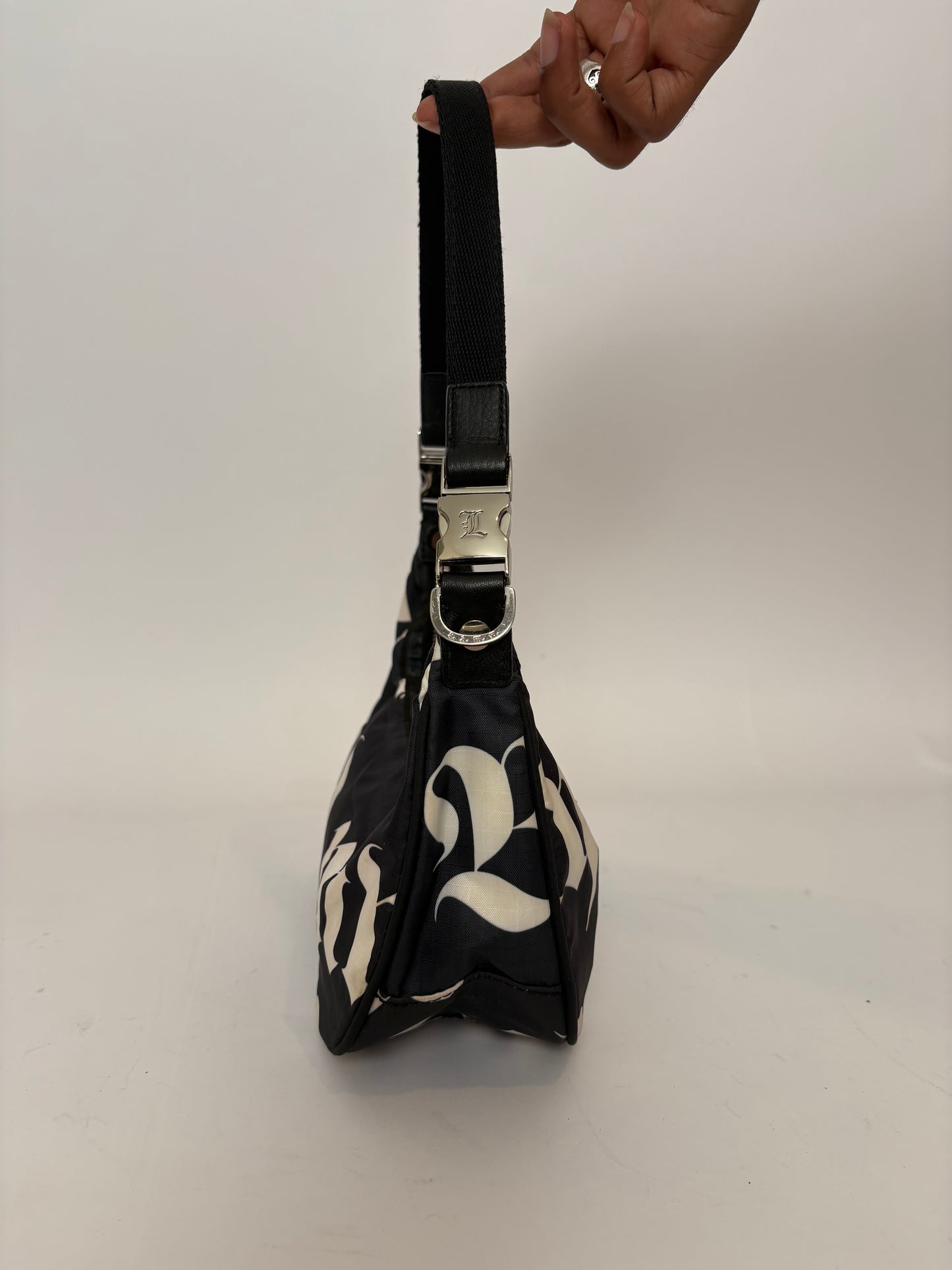 Y2K Lesportsac x L.A.M.B Black Mini Hella Hobo Shoulder Bag