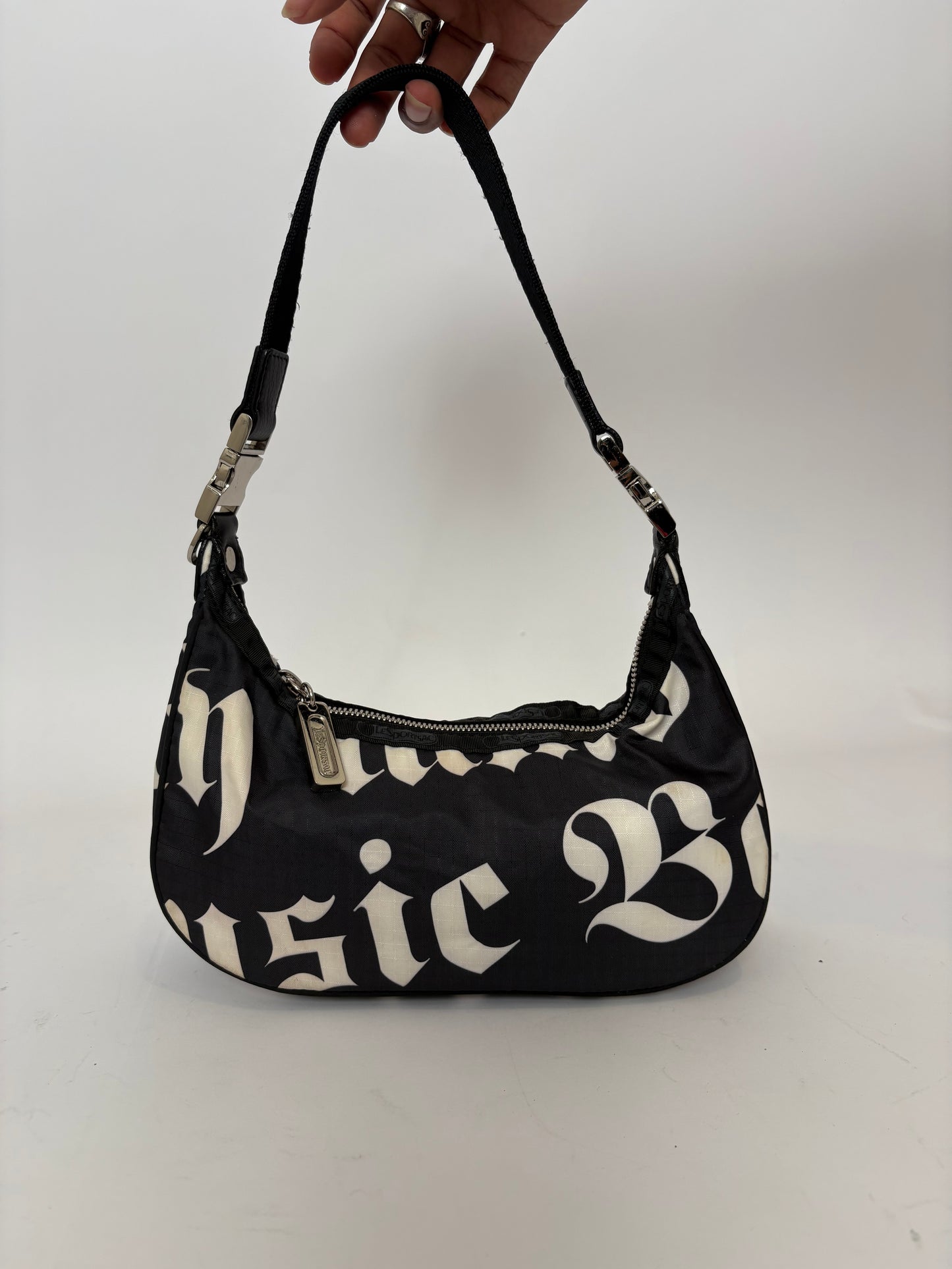 Y2K Lesportsac x L.A.M.B Black Mini Hella Hobo Shoulder Bag