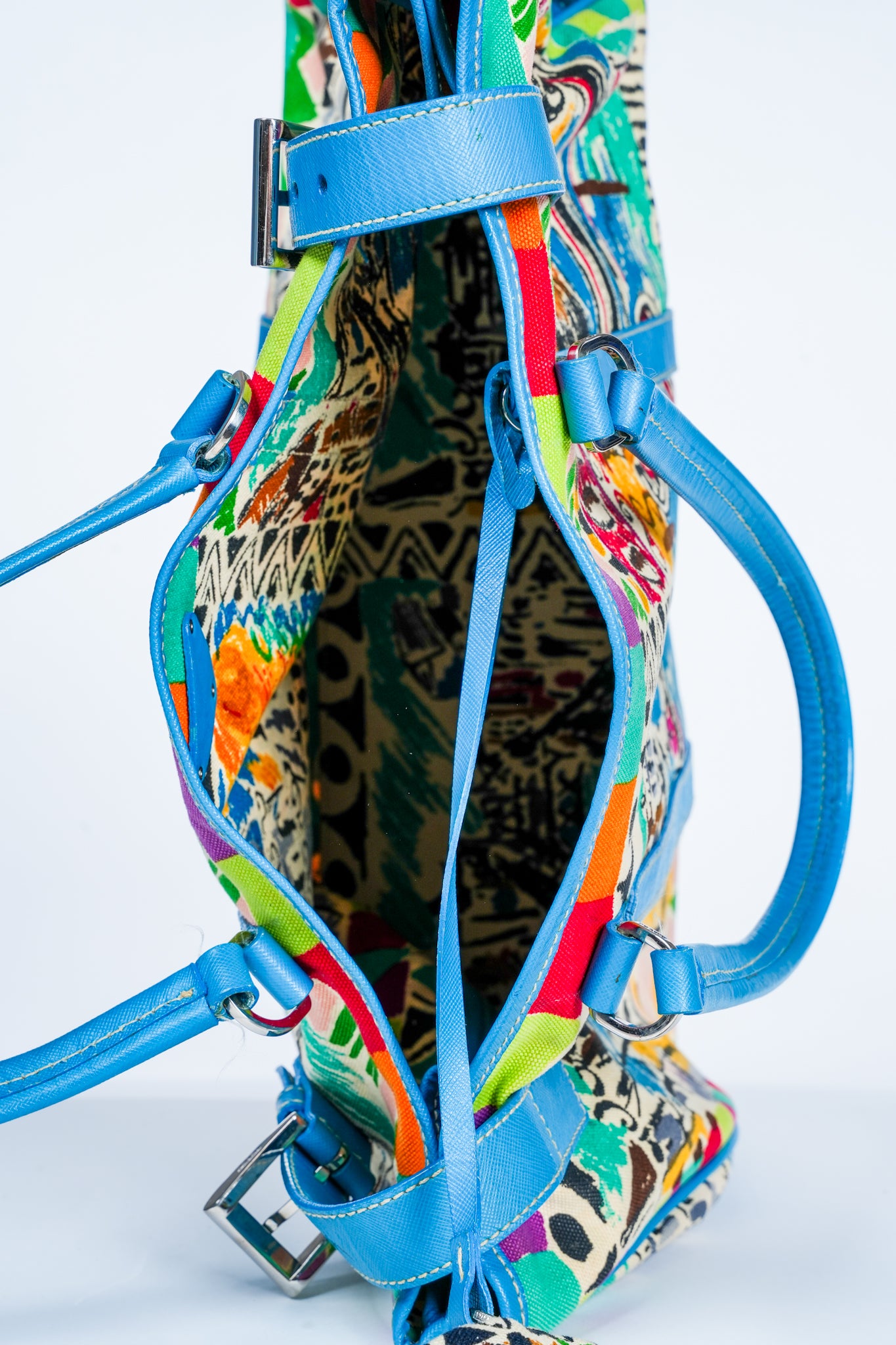 Prada Venice Print Tote Bag