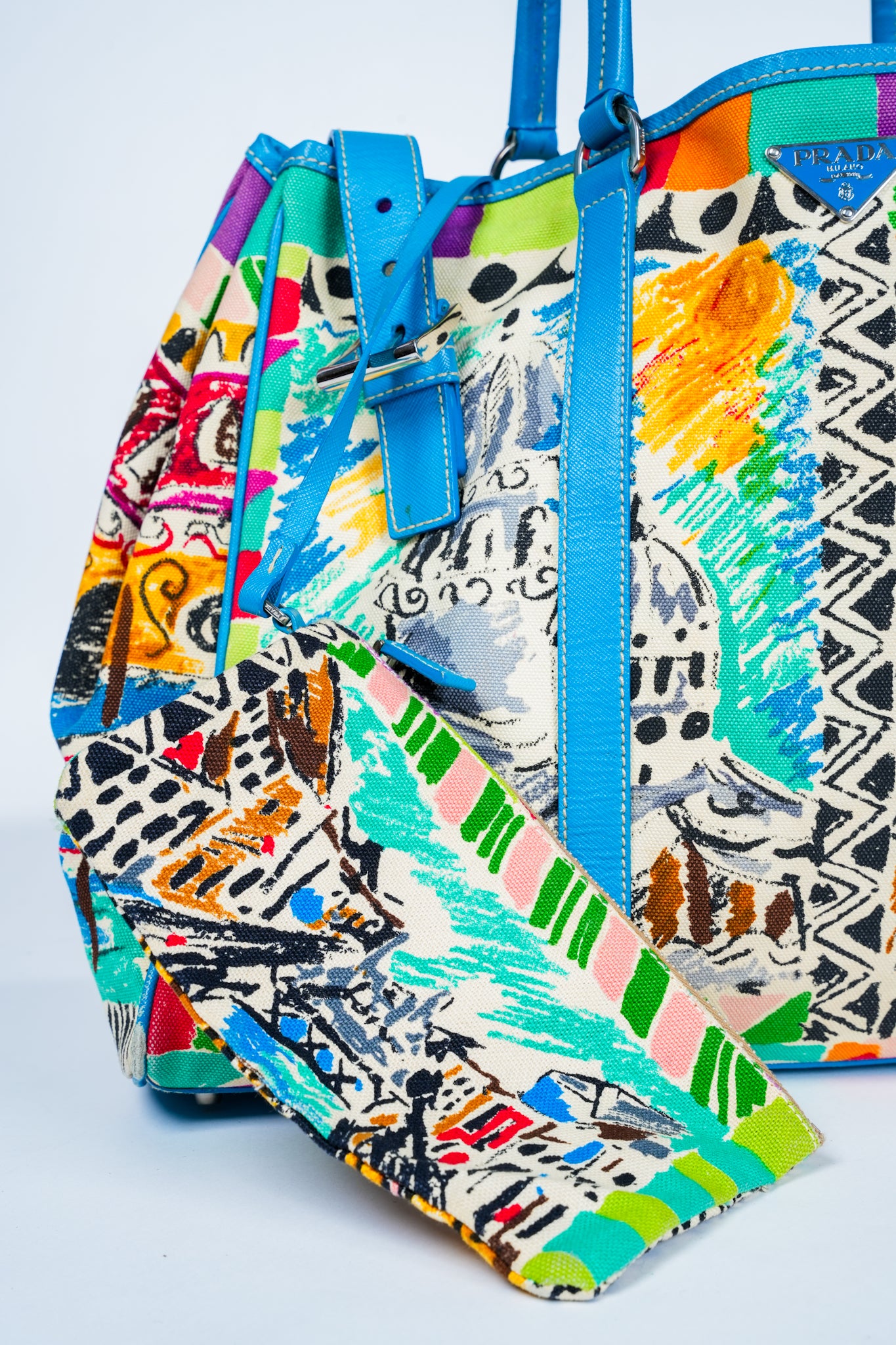 Prada Venice Print Tote Bag