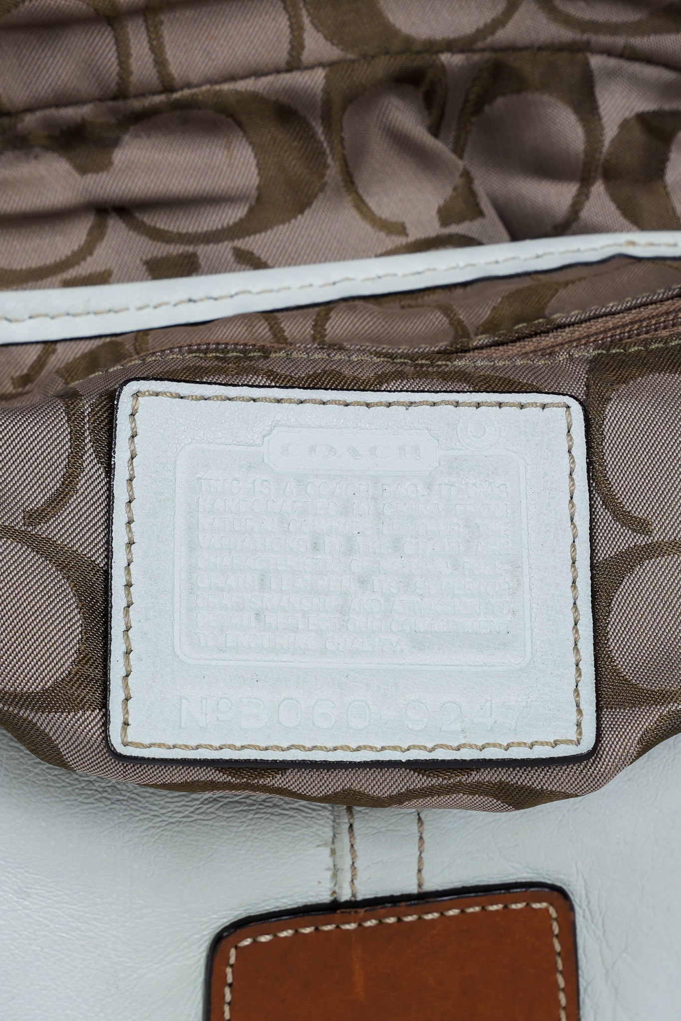 Coach Vintage 9247 Small Leather Saddle Soho Shoulder Bag