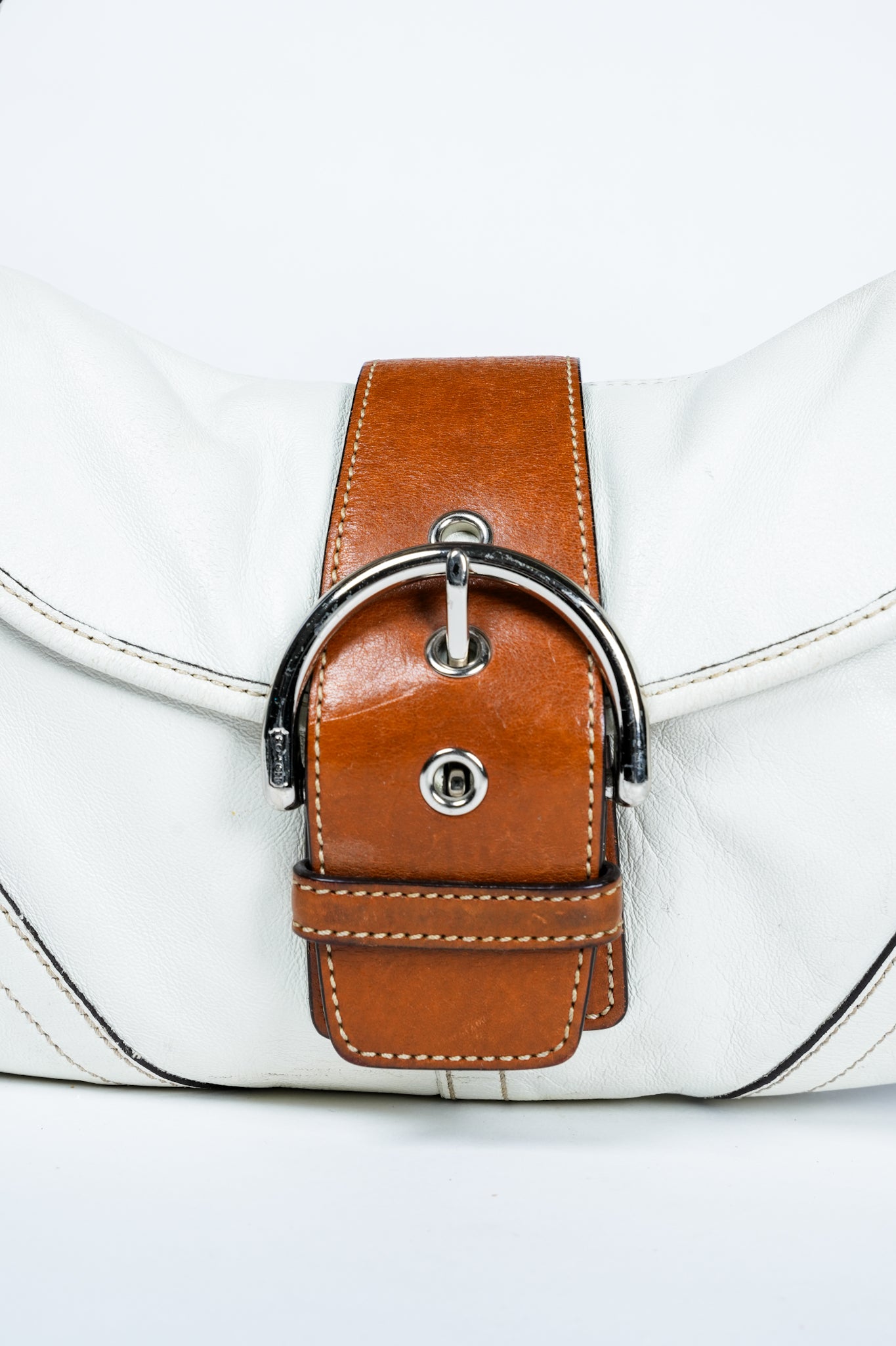 Coach Vintage 9247 Small Leather Saddle Soho Shoulder Bag