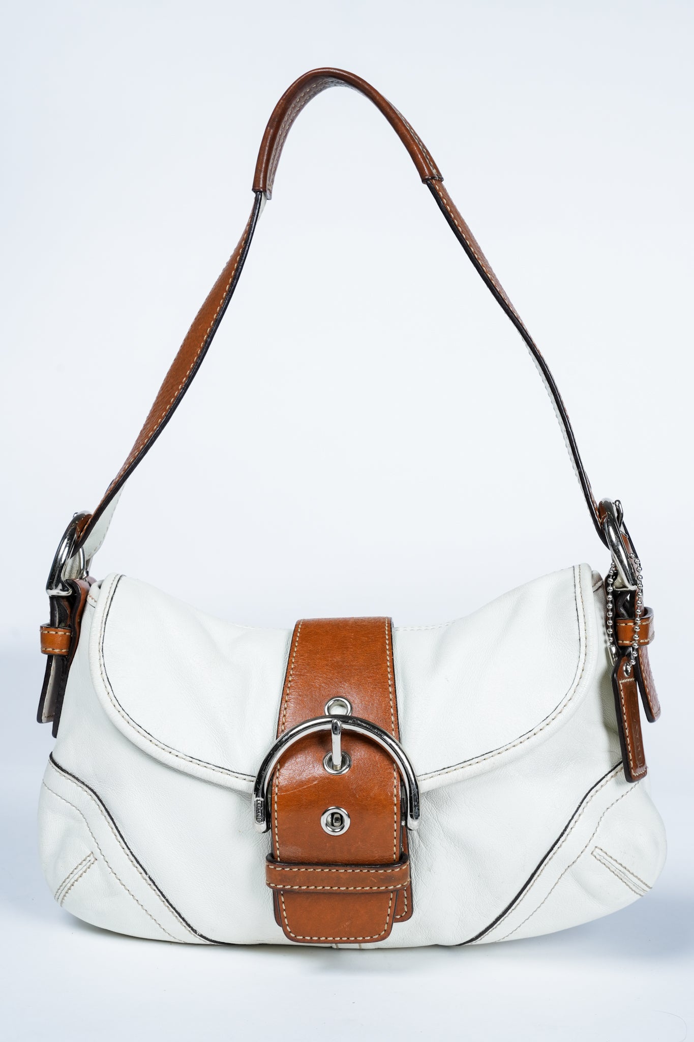 Coach Vintage 9247 Small Leather Saddle Soho Shoulder Bag