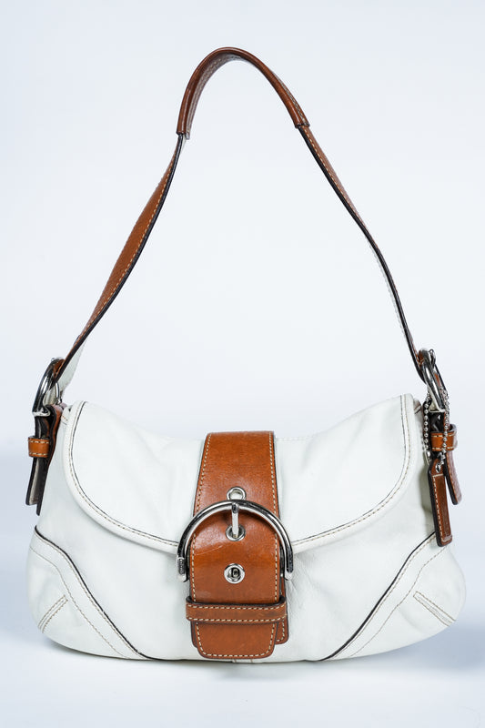 Coach Vintage 9247 Small Leather Saddle Soho Shoulder Bag