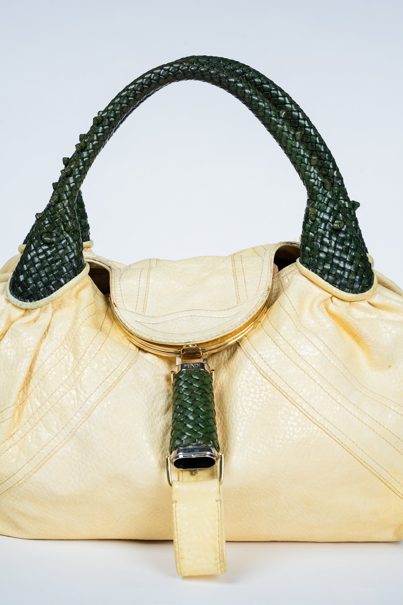 Vintage Y2K Fendi Leather Spy Bag