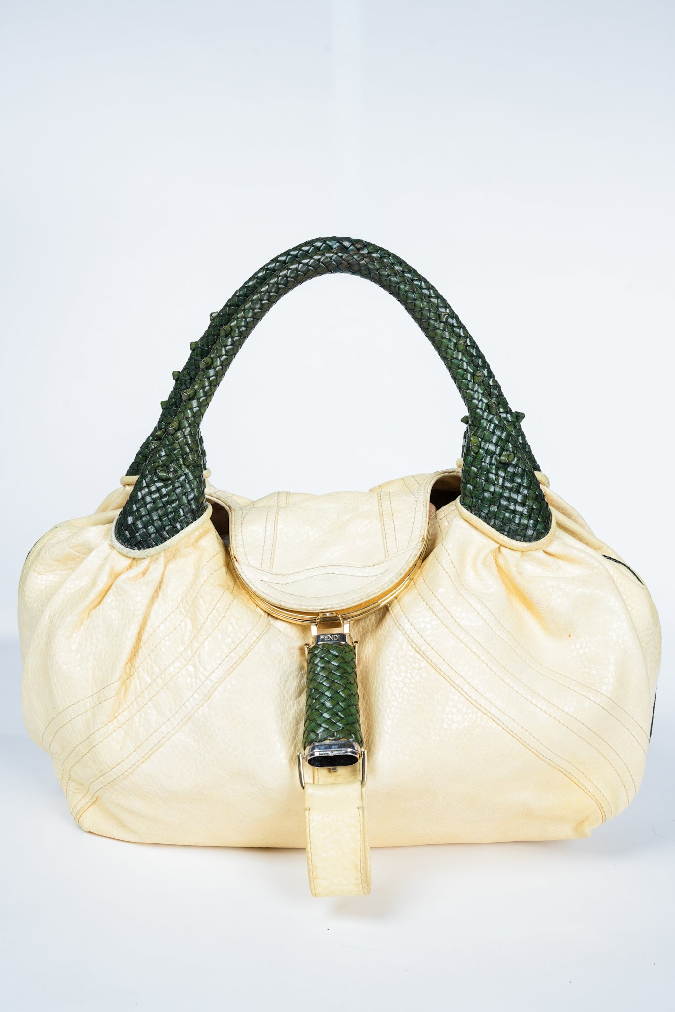 Vintage Y2K Fendi Leather Spy Bag