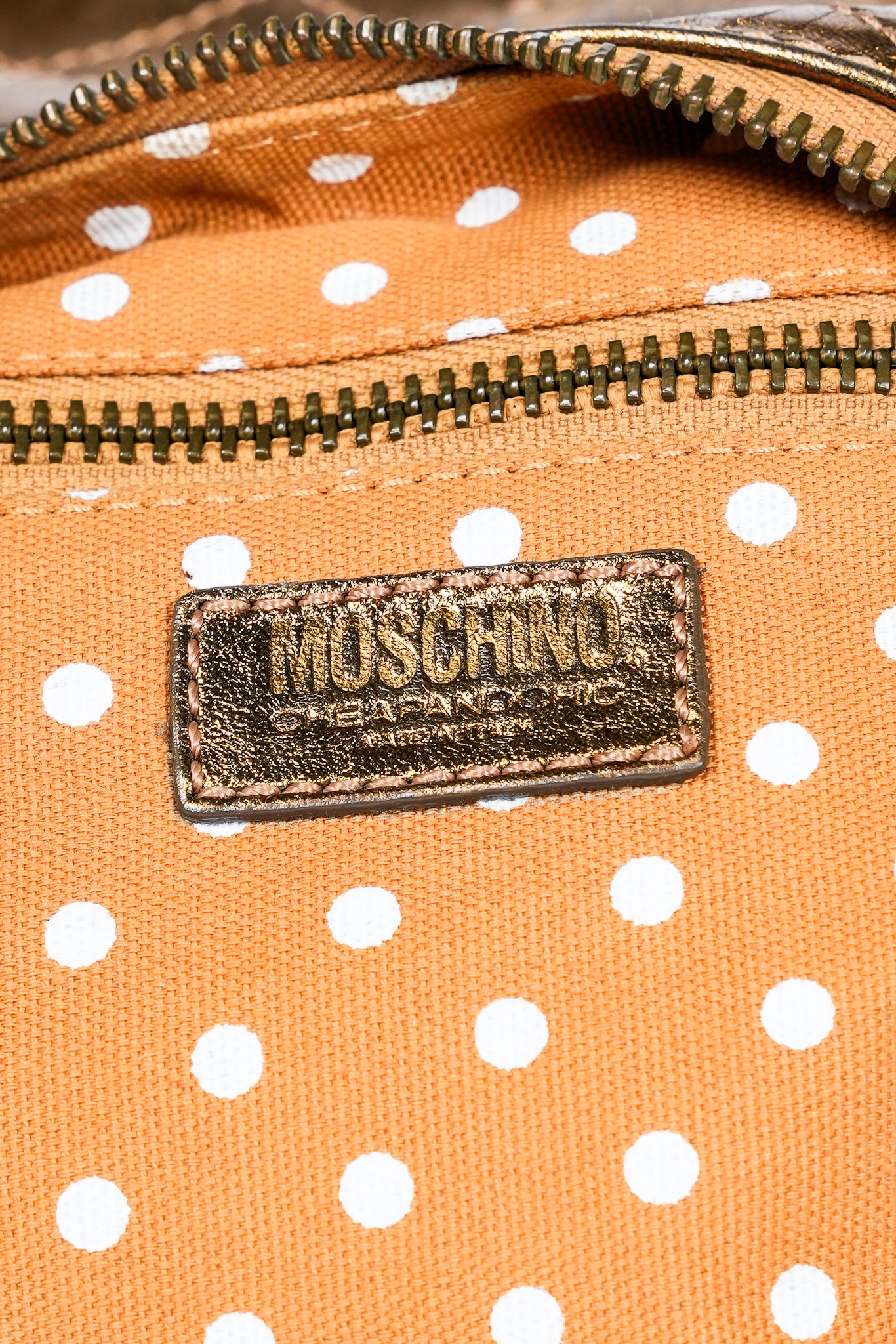 Moschino Gold Chain Shoulder Bag