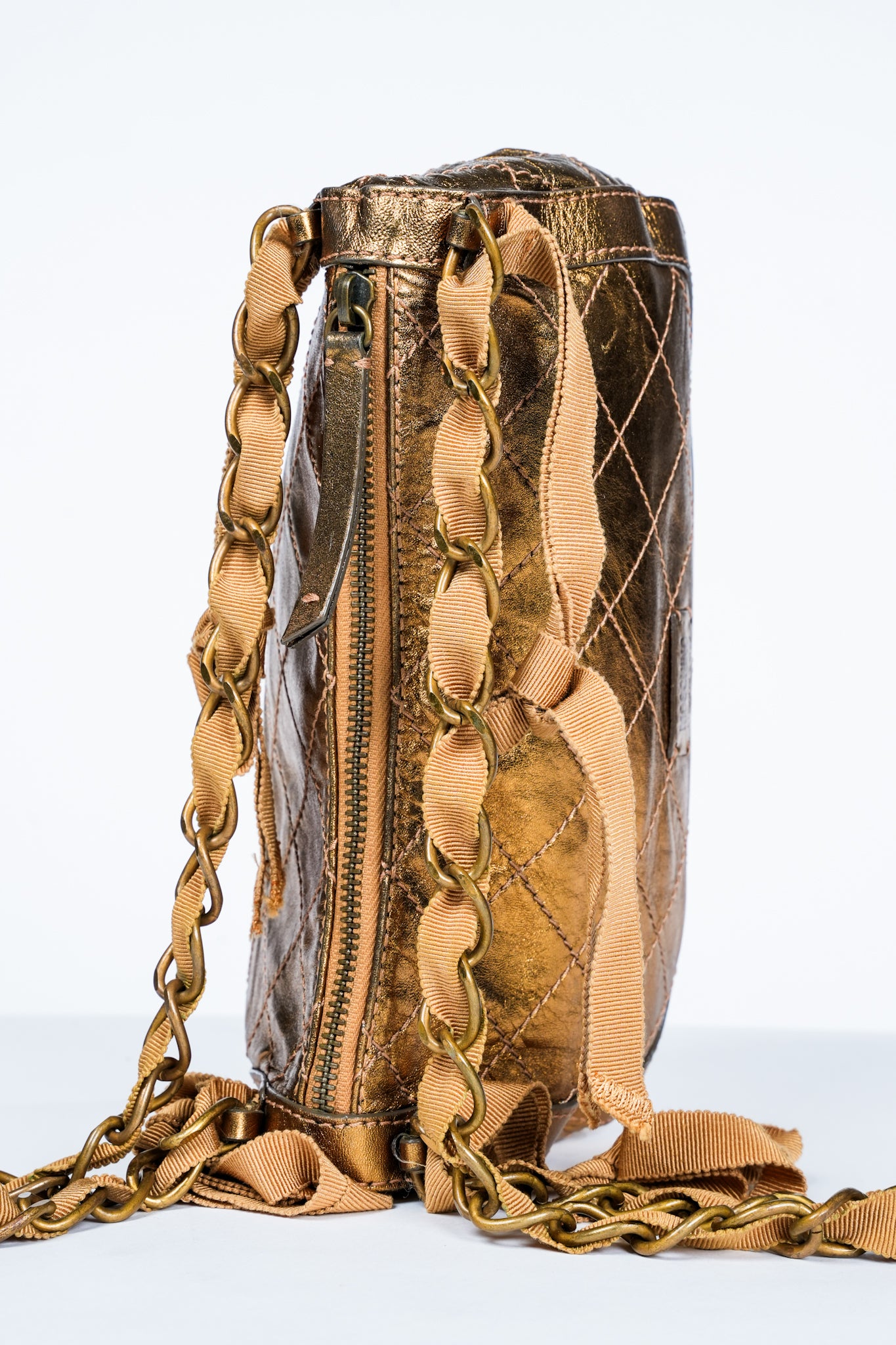 Moschino Gold Chain Shoulder Bag