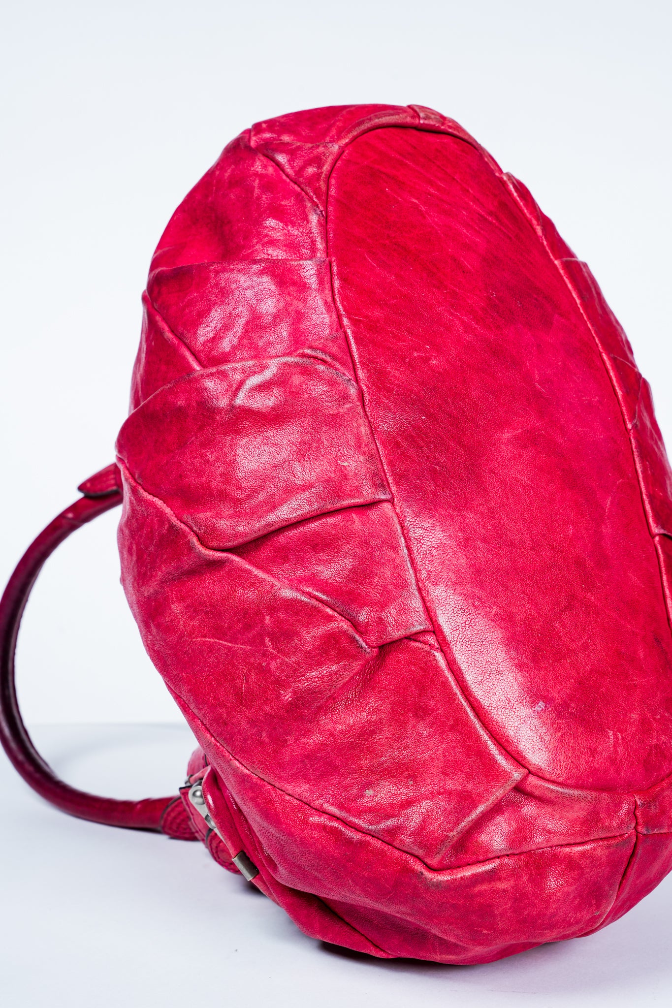 Y2K Juicy Couture Red Leather Satchel Bag