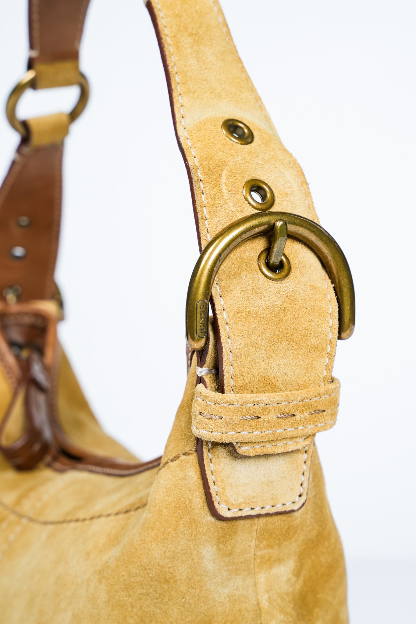 Coach Brooklyn Suede Shoulder Bag