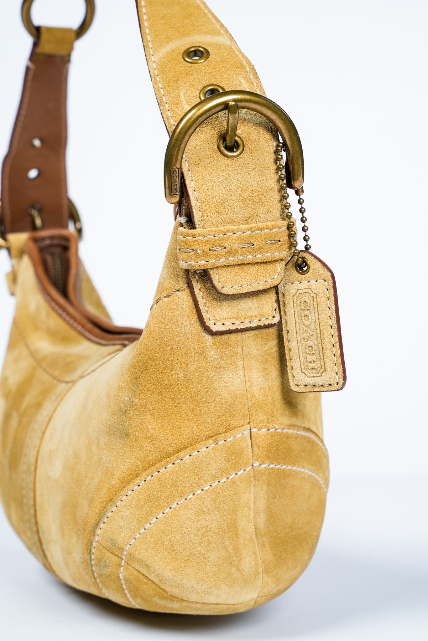 Coach Brooklyn Suede Shoulder Bag