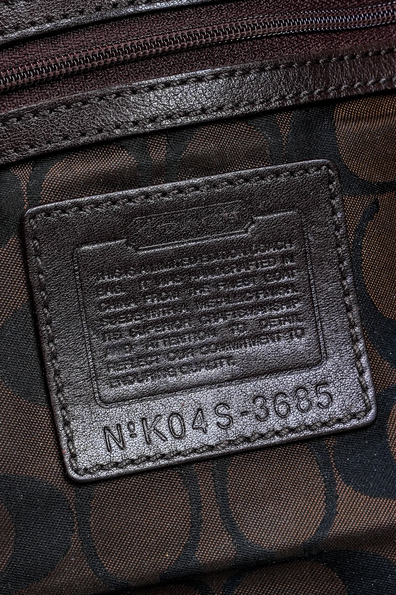 Y2K Coach Metallic Soho Hobo Shoulder Bag