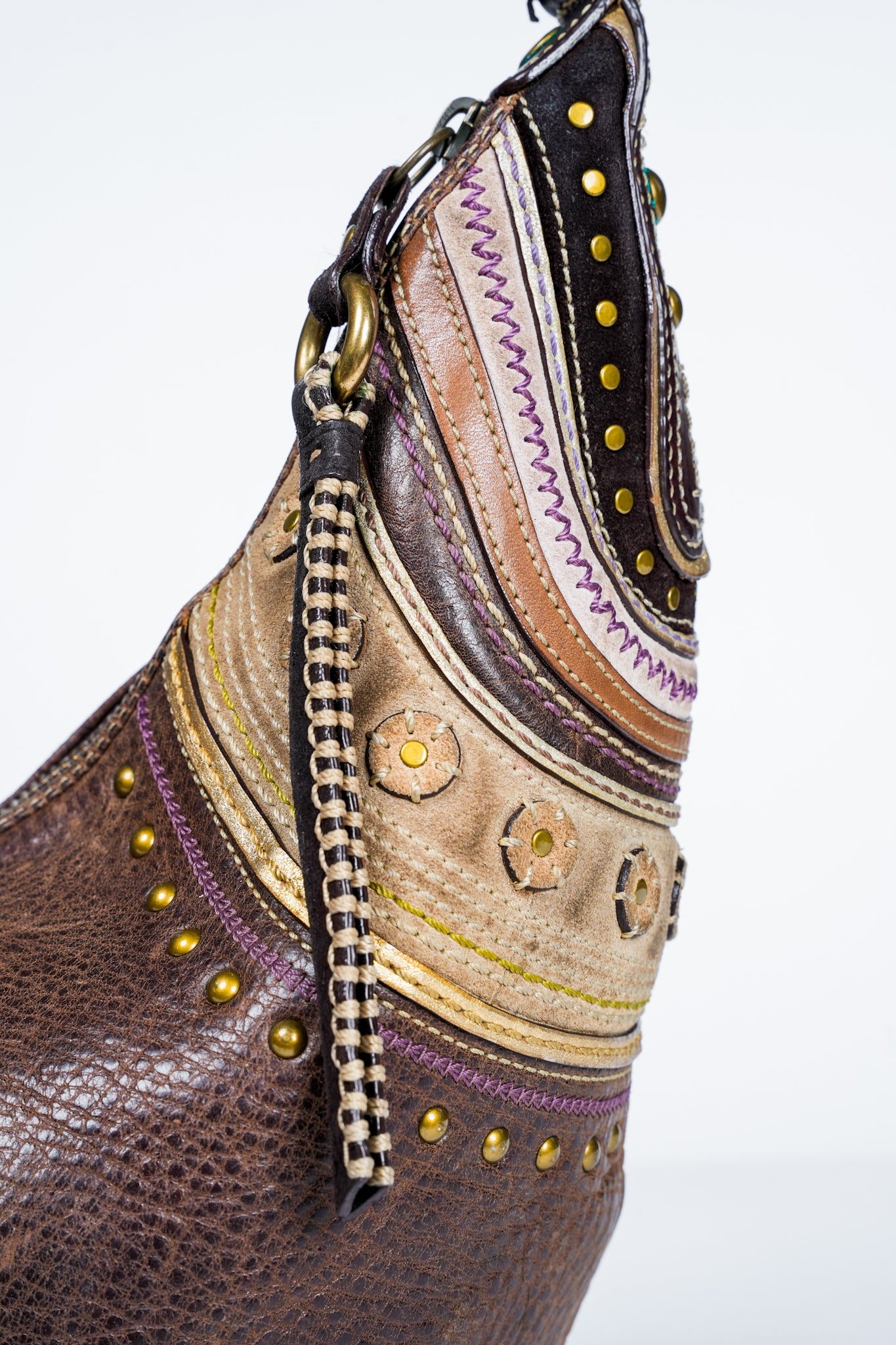 Coach Hobo Nubuck Large Half Moon Bag