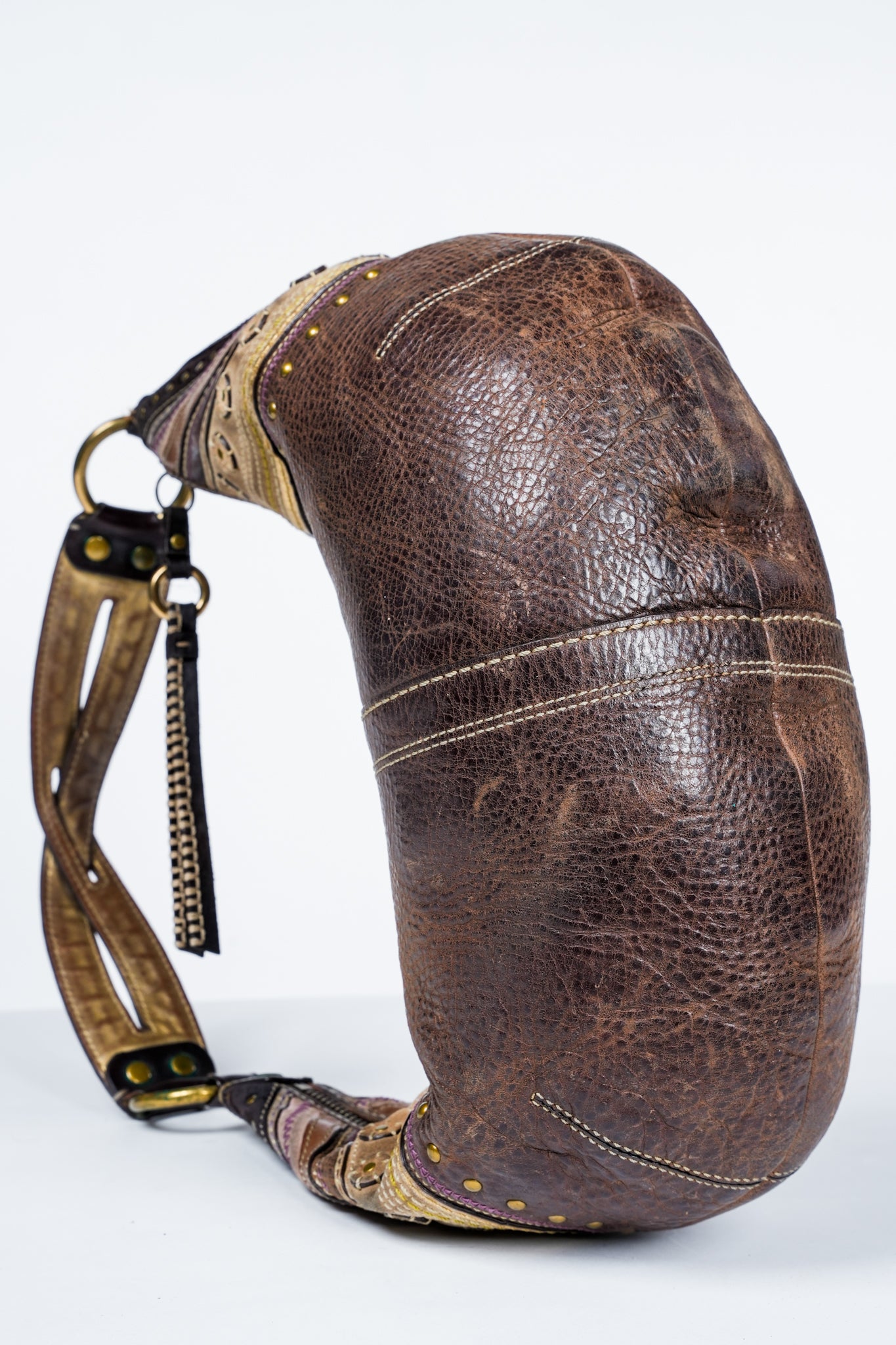 Coach Hobo Nubuck Large Half Moon Bag