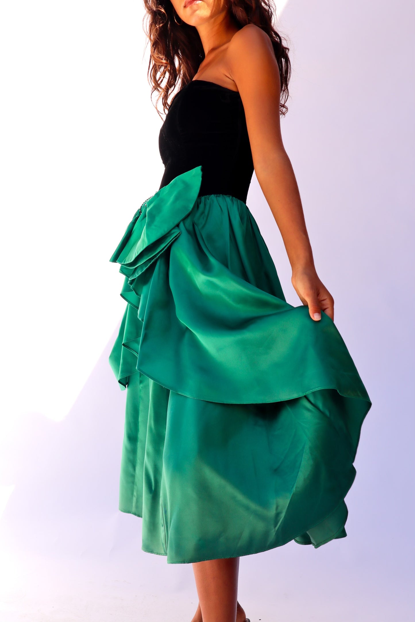 Gunne Sax 1980's Prom Dress