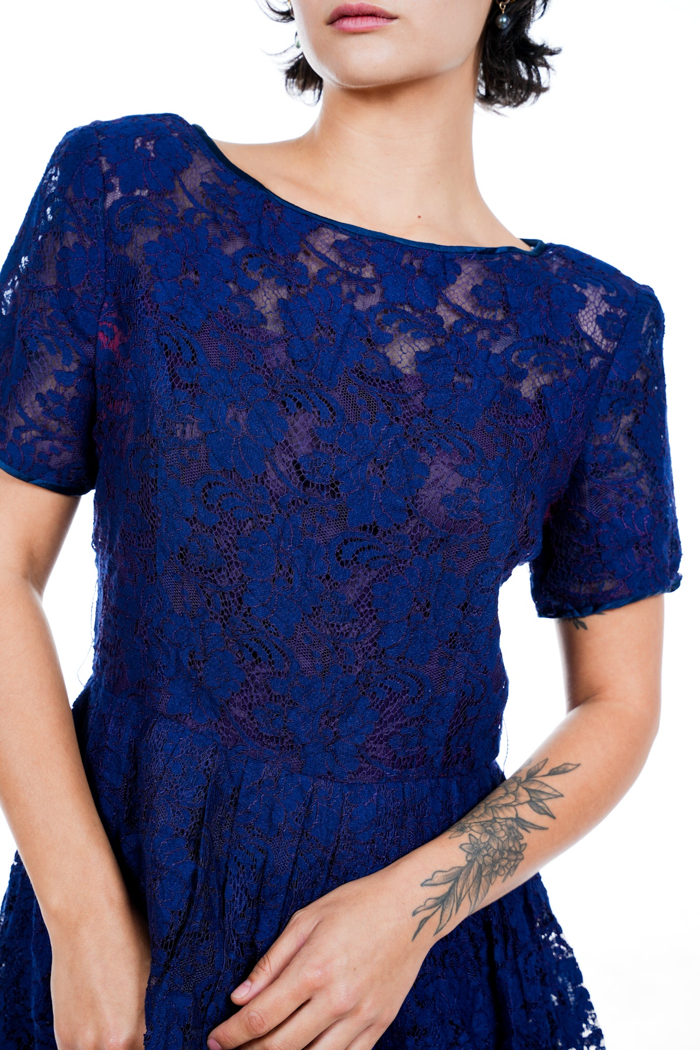 1990s Nipon Boutique Lace Dress