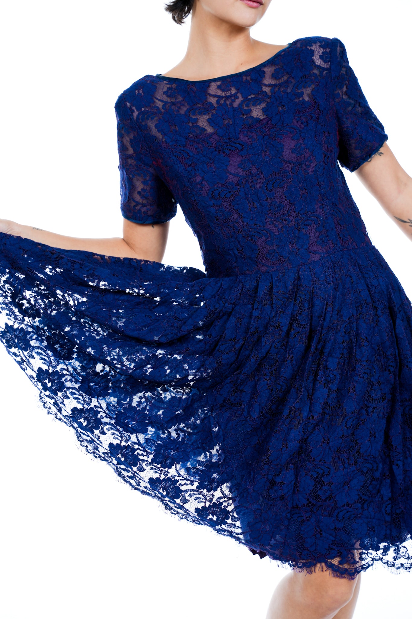 1990s Nipon Boutique Lace Dress