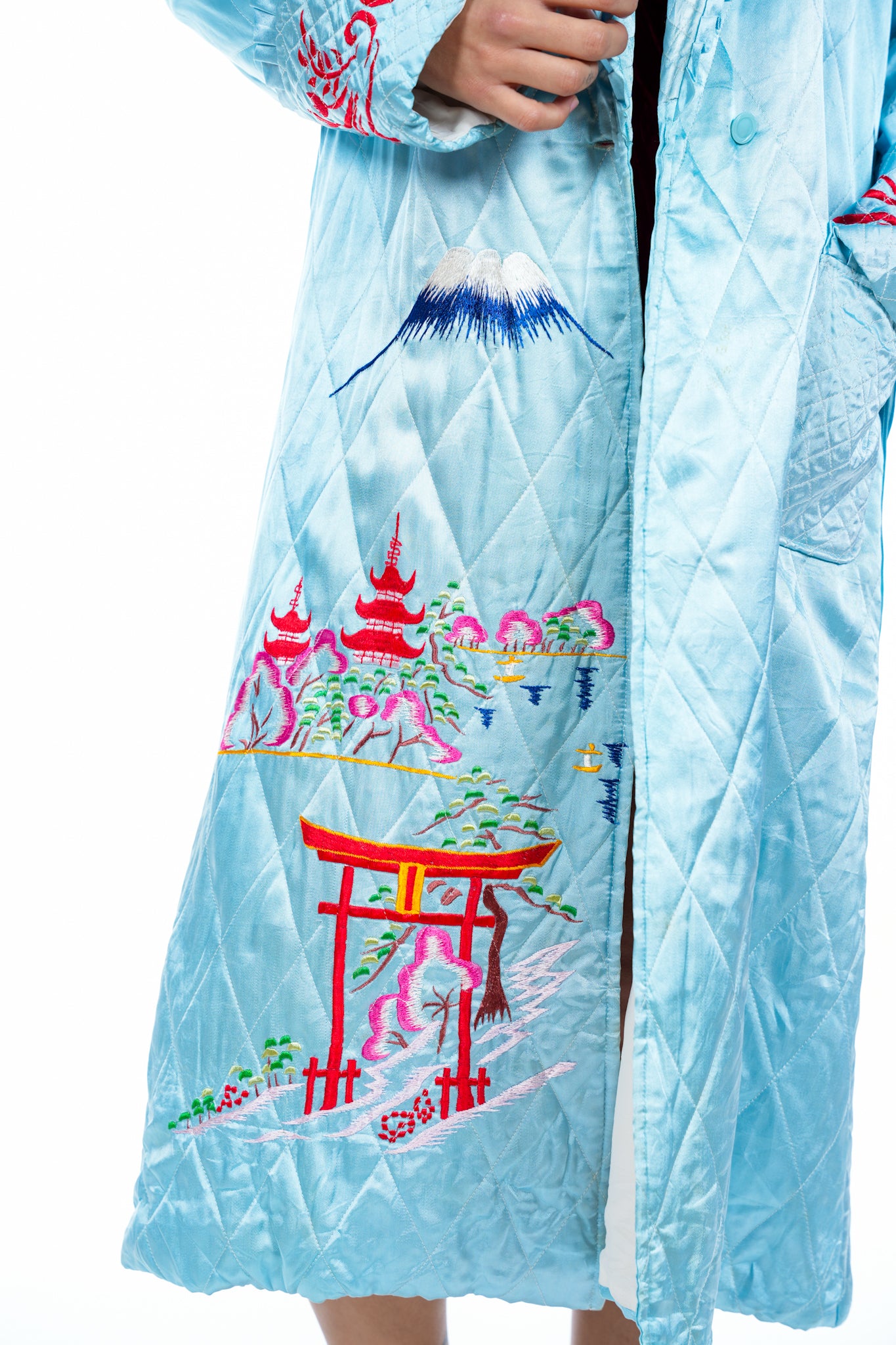 Vintage Mt Fuji Japanese Robe