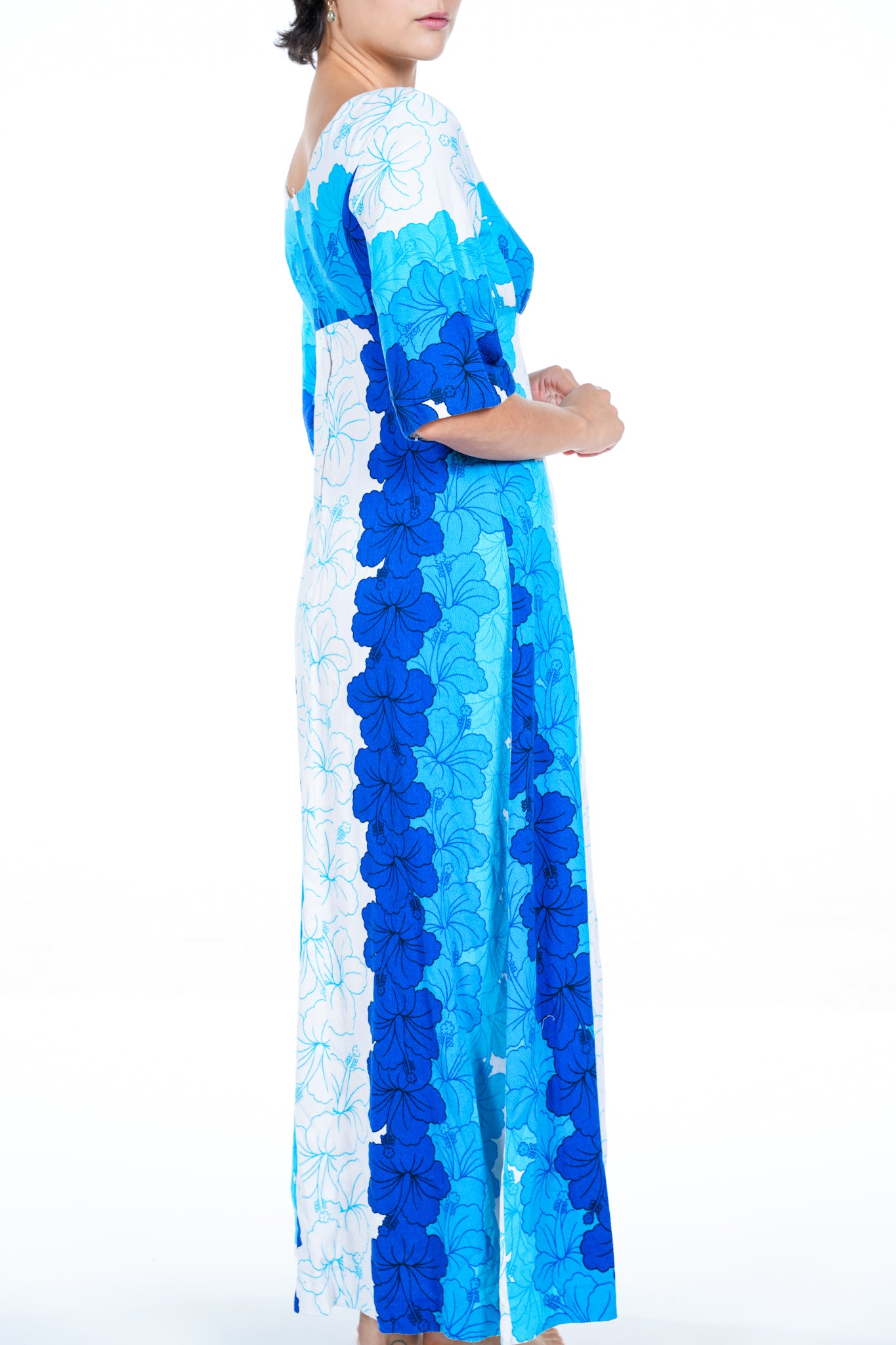 1960s Ui Makai Cotton Mu'umu'u