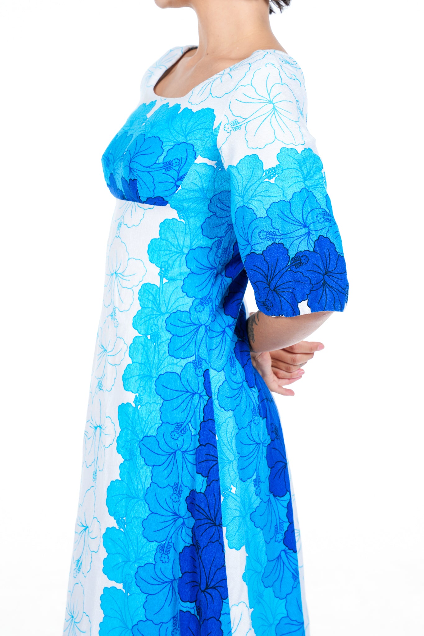 1960s Ui Makai Cotton Mu'umu'u