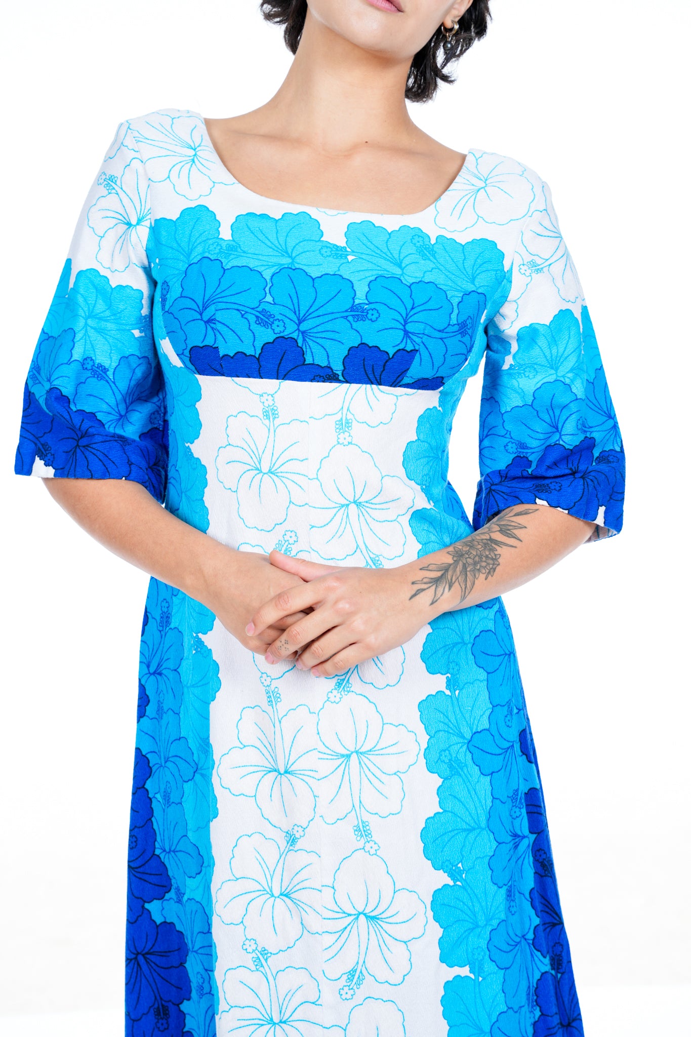 1960s Ui Makai Cotton Mu'umu'u