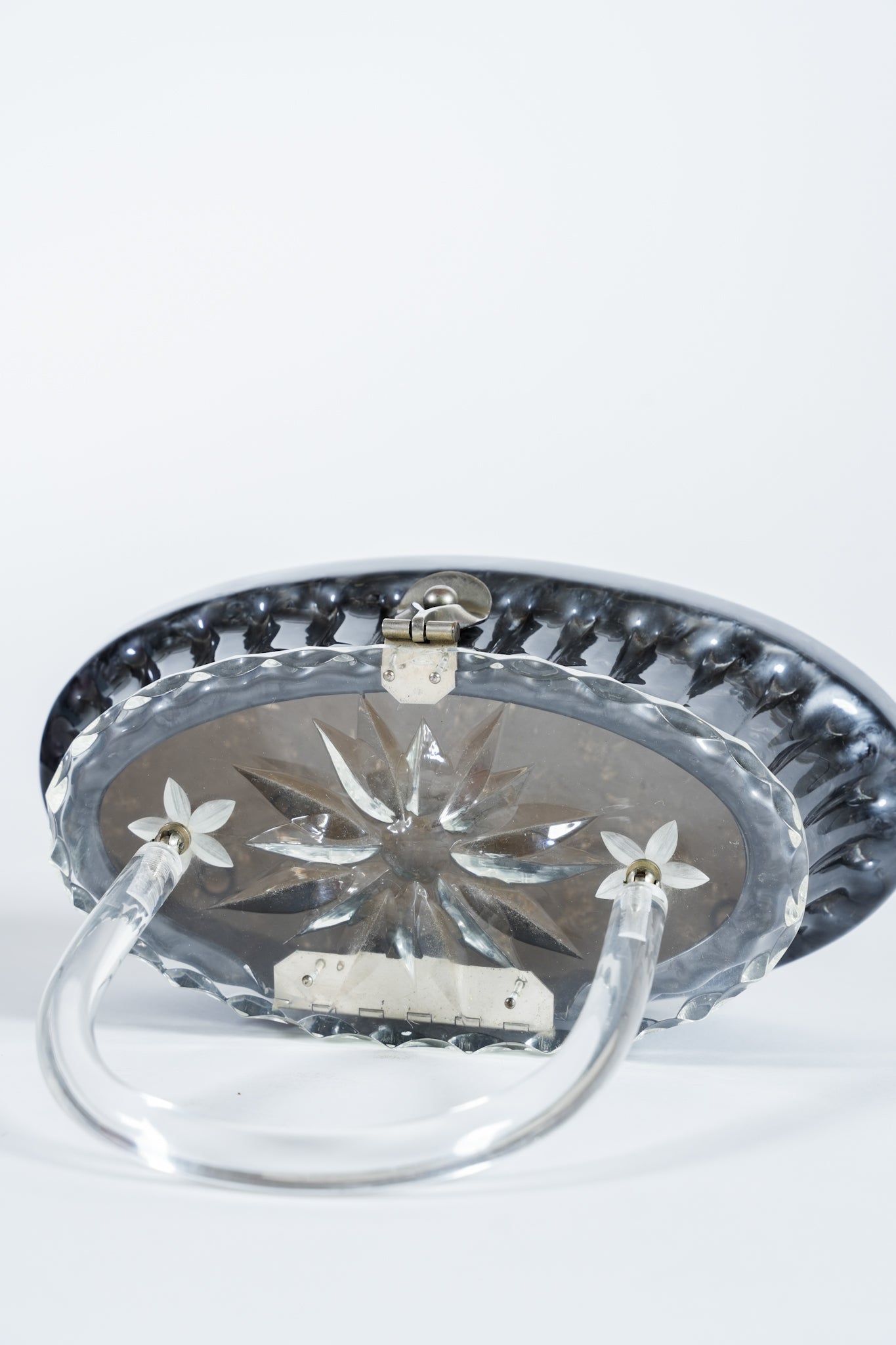 1970s Dark Lucite Purse