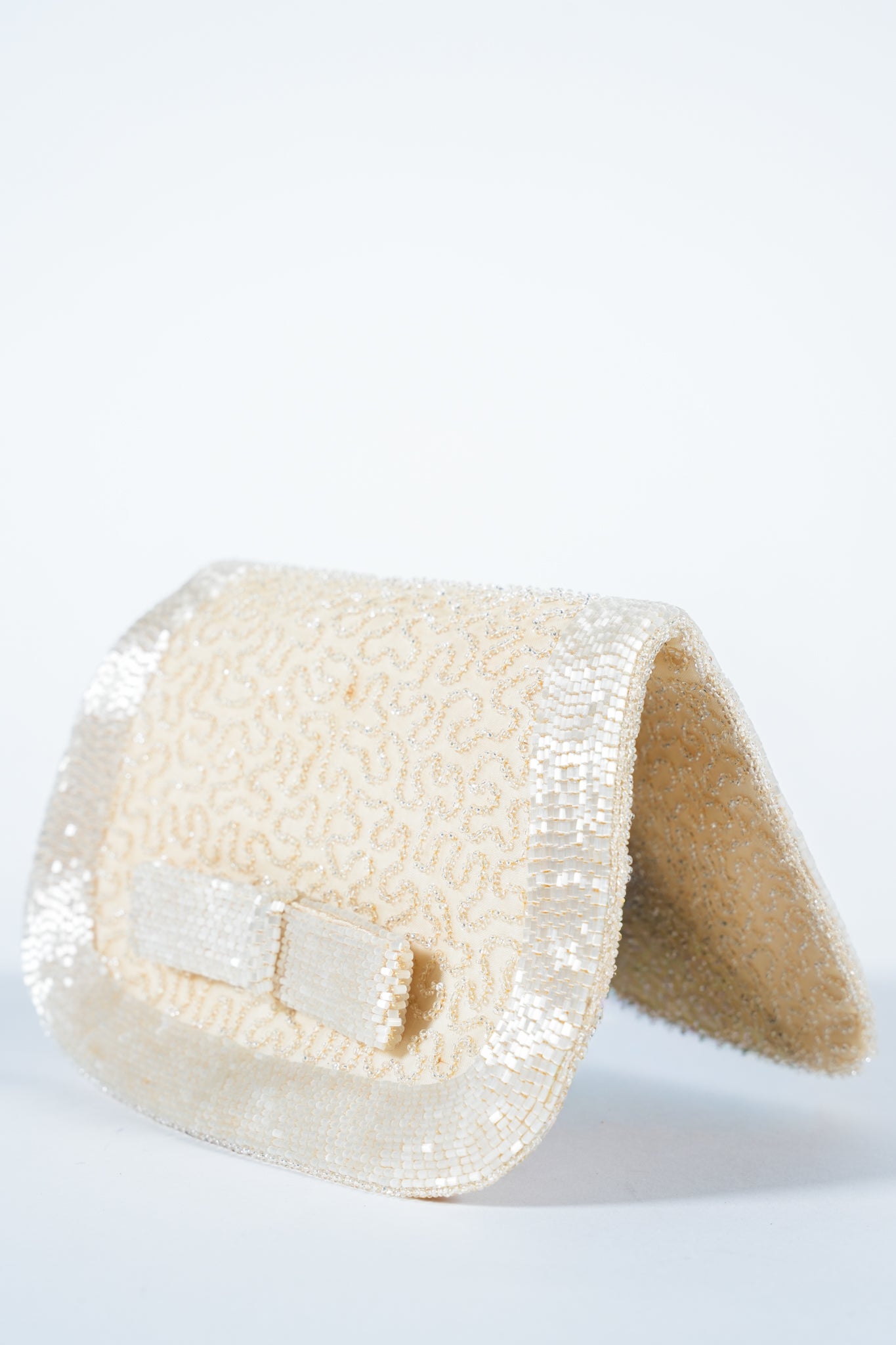 Vintage Belgian Bow Flap Clutch