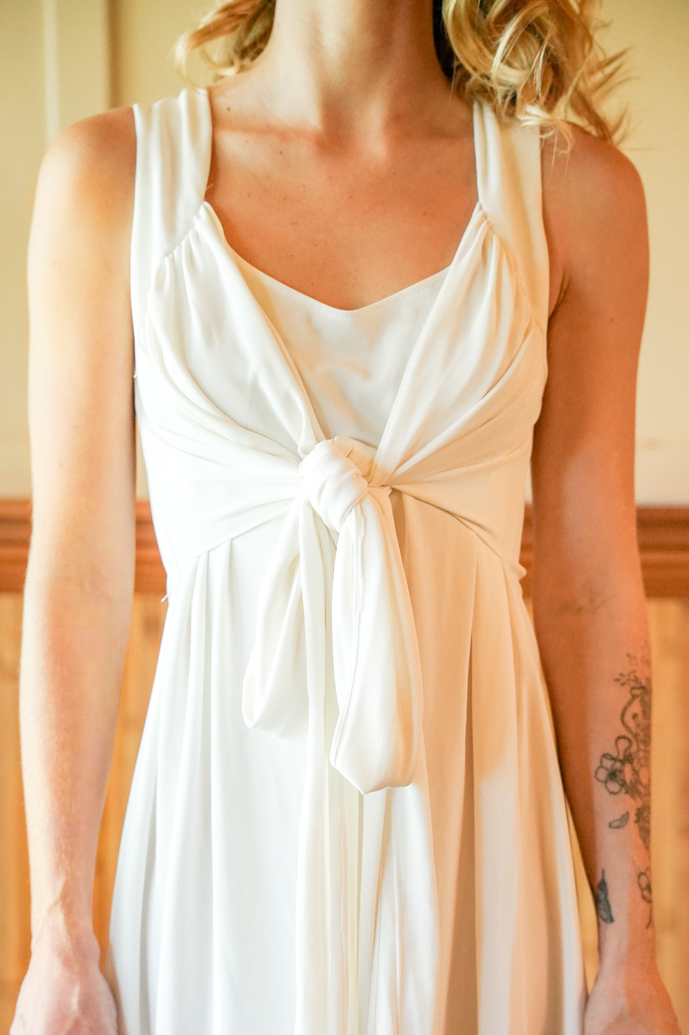 1980s Kamehameha Bridal Dress