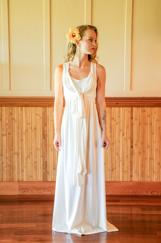 1980s Kamehameha Bridal Dress
