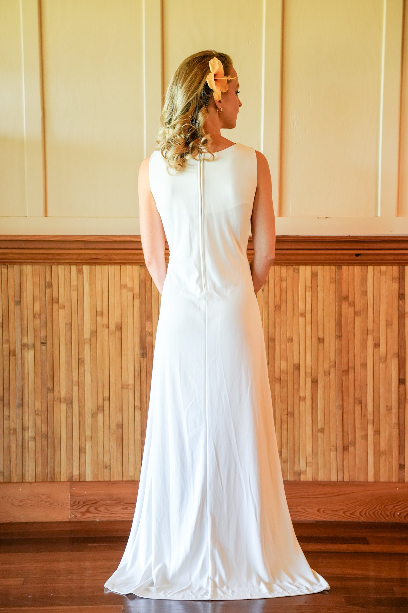 1980s Kamehameha Bridal Dress