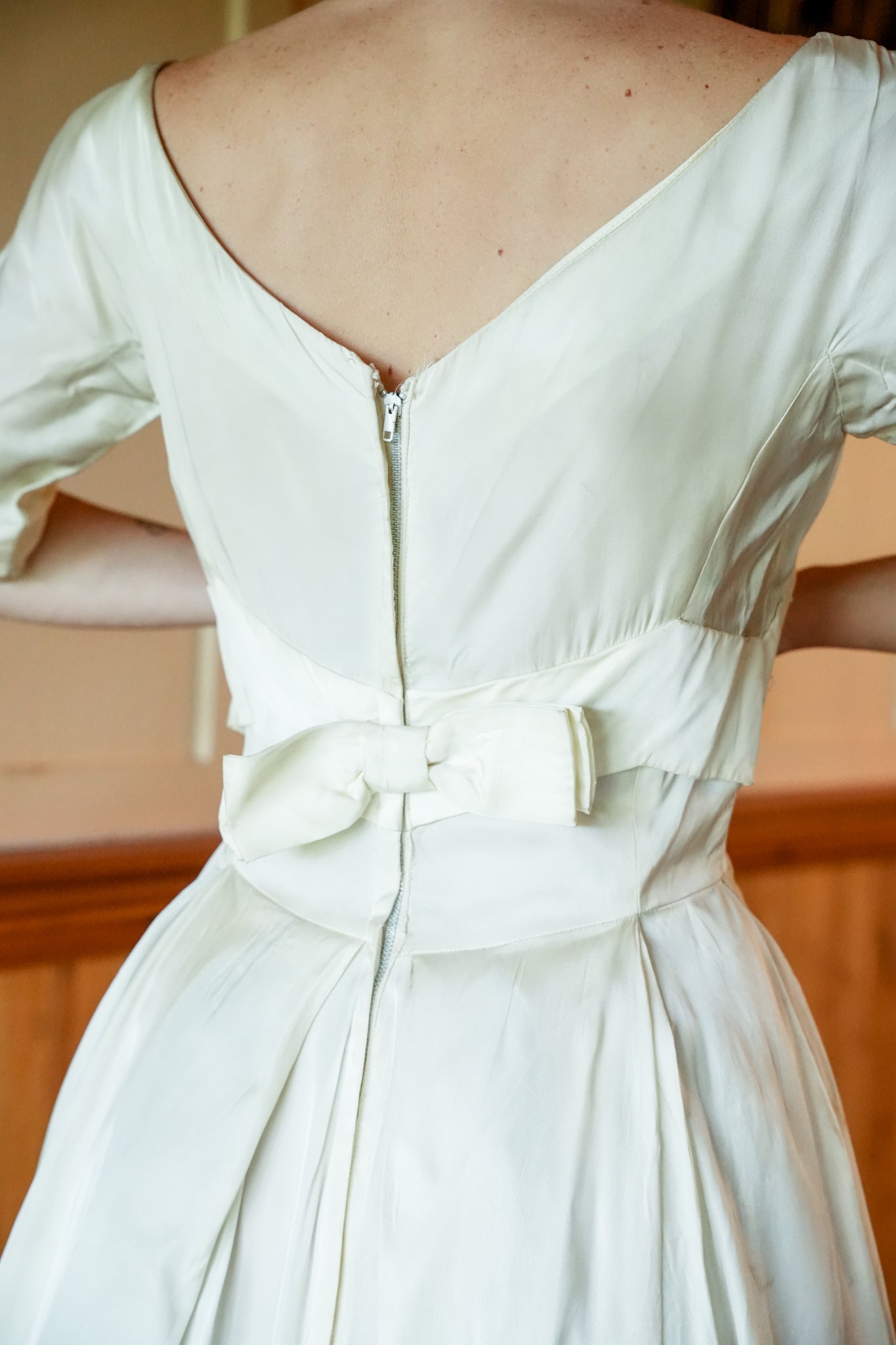 1930s Handmade Wedding Dress