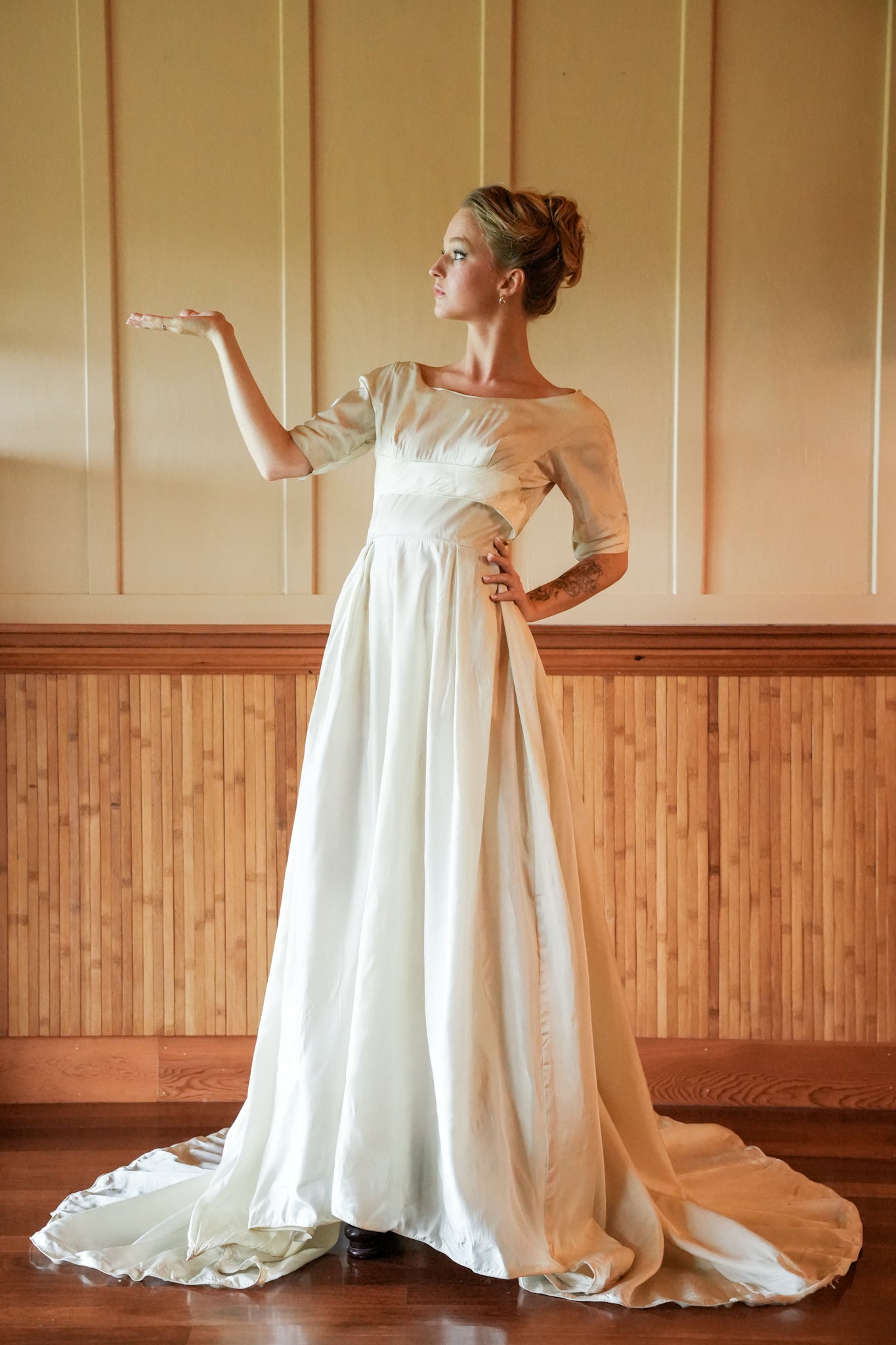 1930s Handmade Wedding Dress
