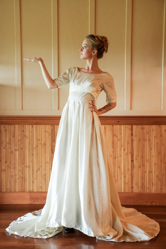 1930s Handmade Wedding Dress