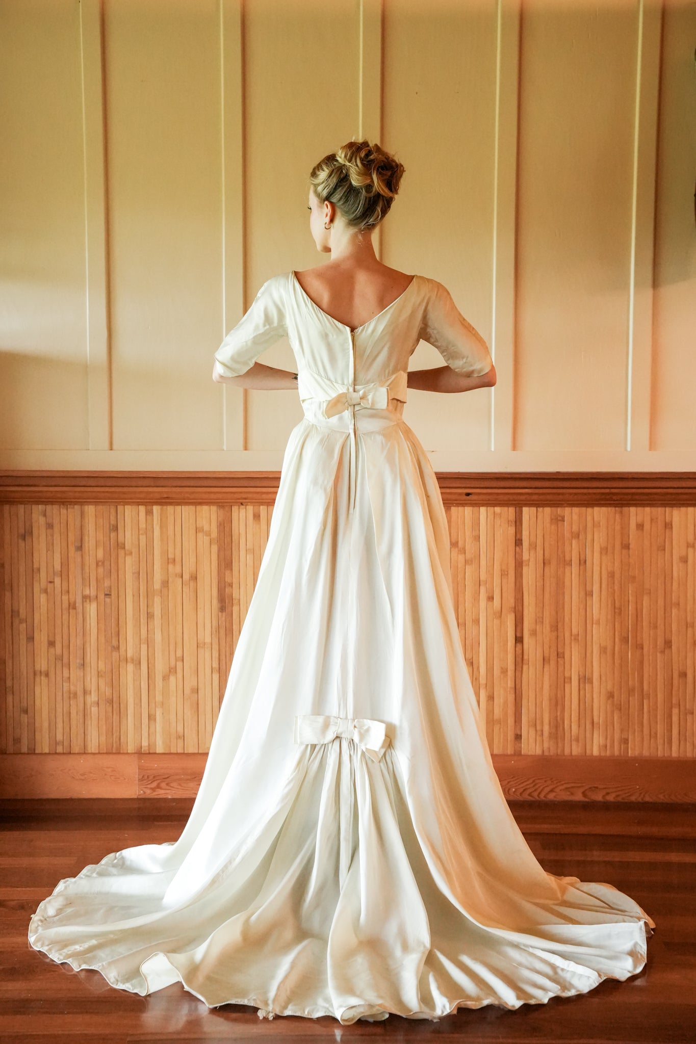 1930s Handmade Wedding Dress