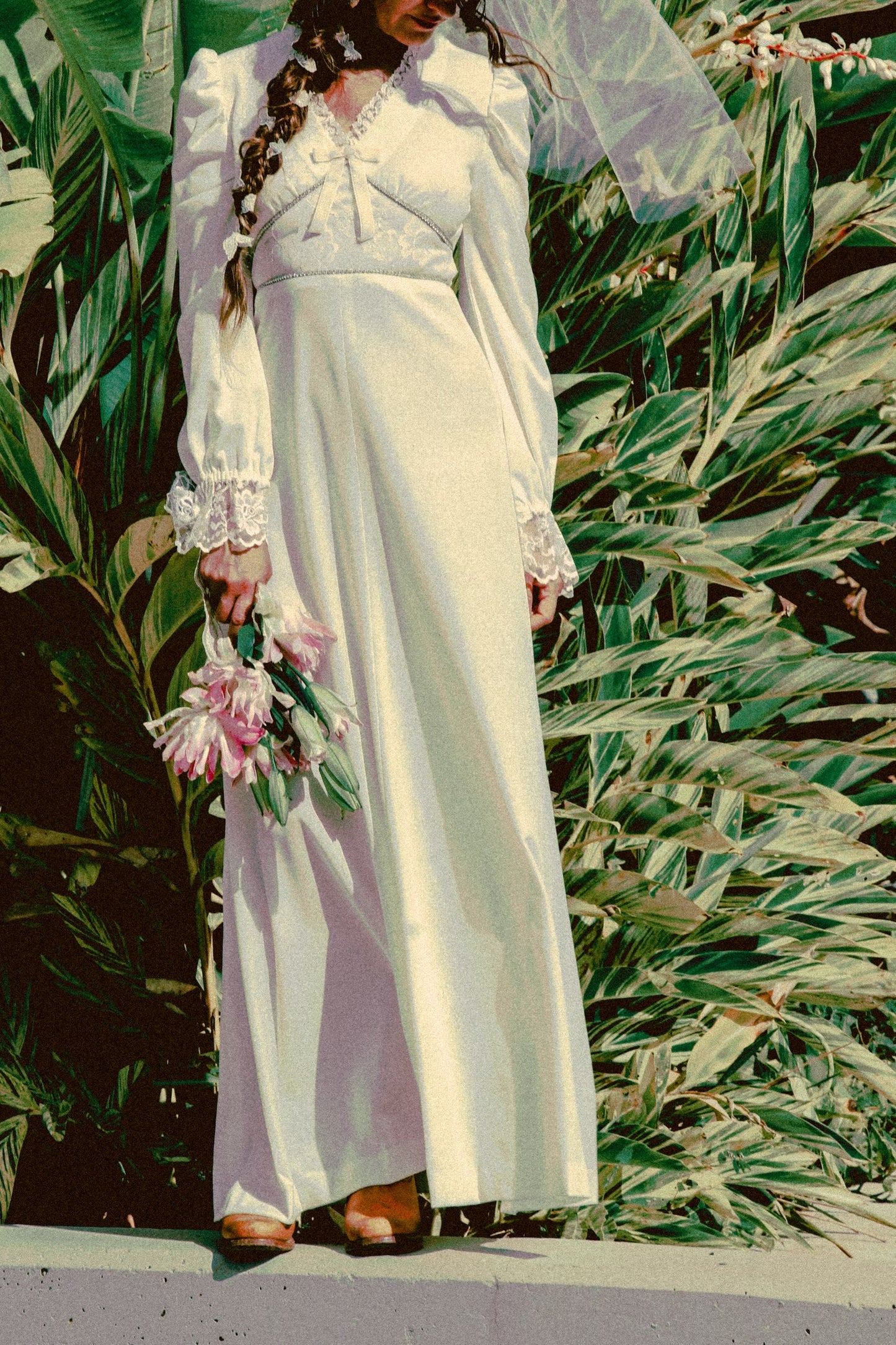 1940's Vintage Wedding Gown