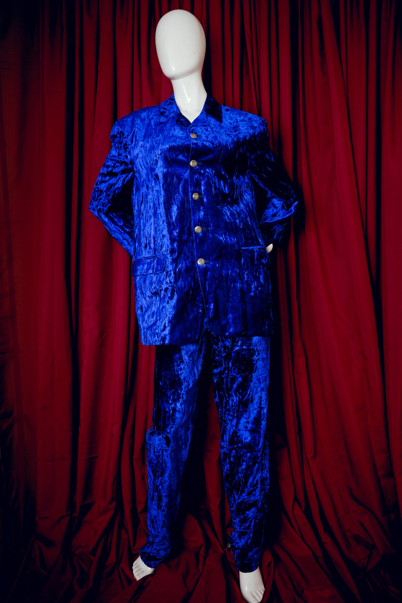 Blue Velvet Suit