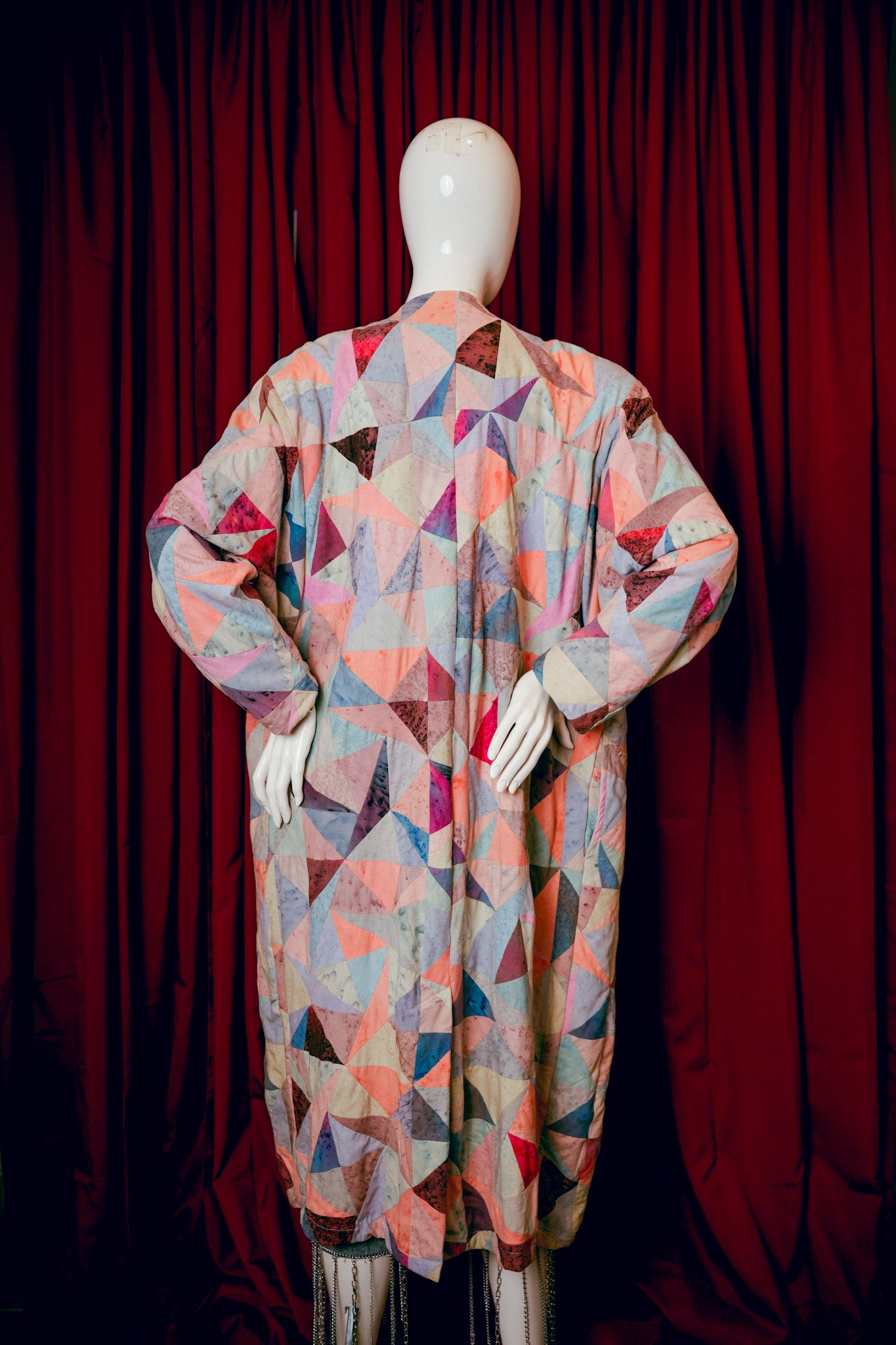 1990s Quilted Epic Lapel Coat