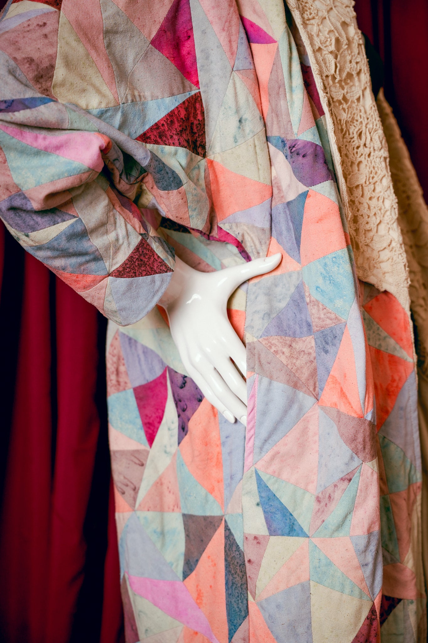 1990s Quilted Epic Lapel Coat
