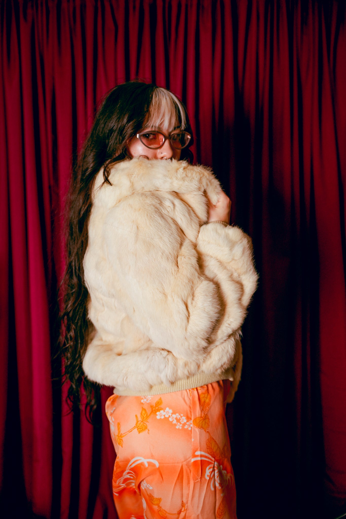 Vintage Mademoiselle Rabbit Fur Coat