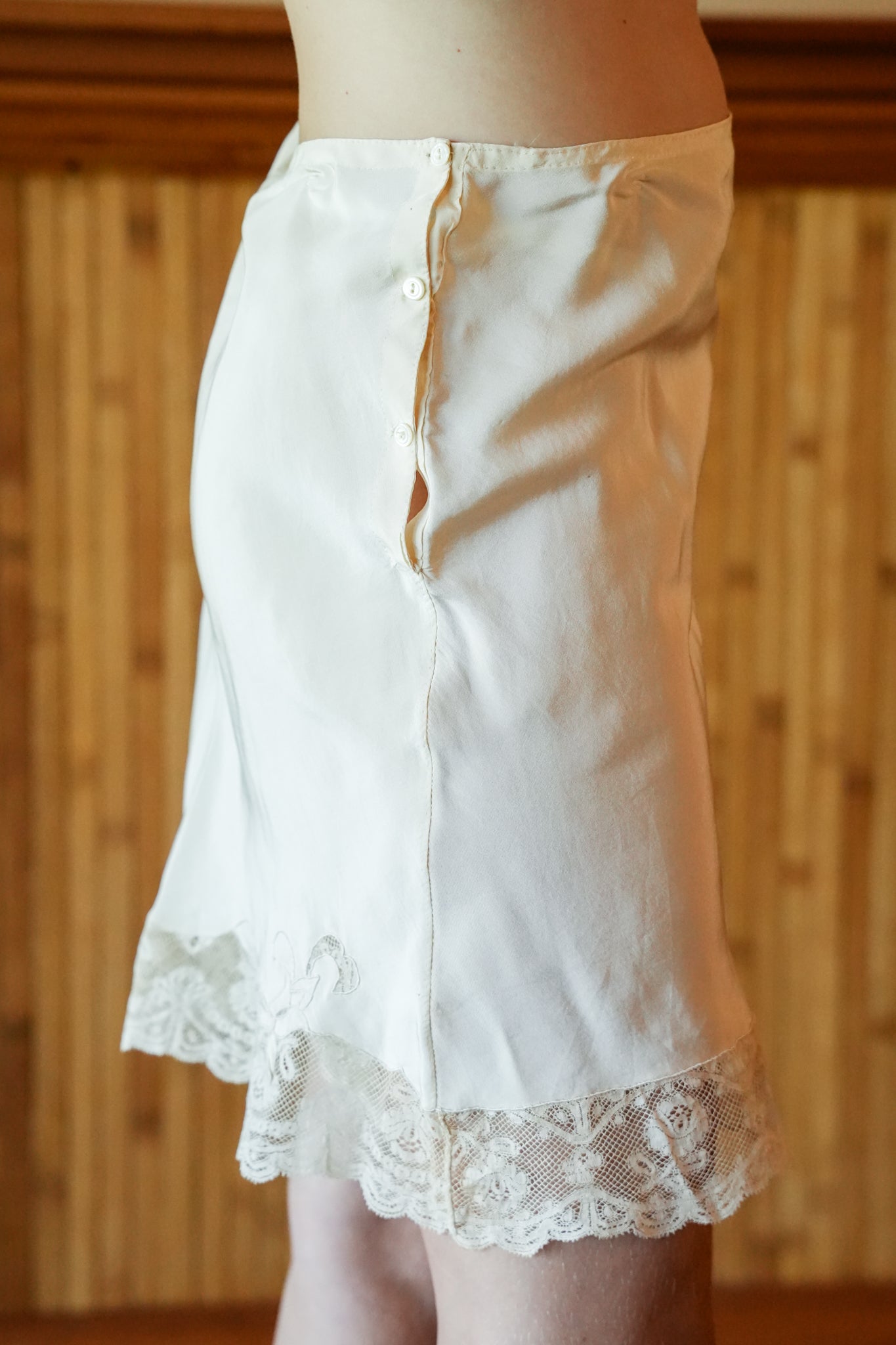 Vintage Hand Sewn Silk Shorts