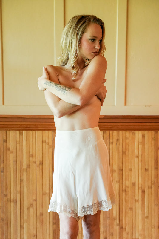 Vintage Hand Sewn Silk Shorts